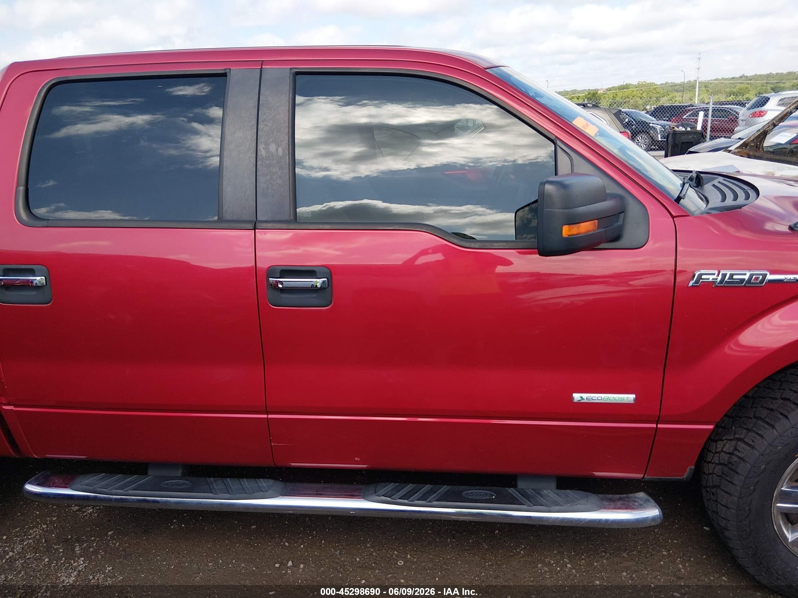 2012 Ford F-150 Xlt Red vin: 1FTFW1CT8CFA95218