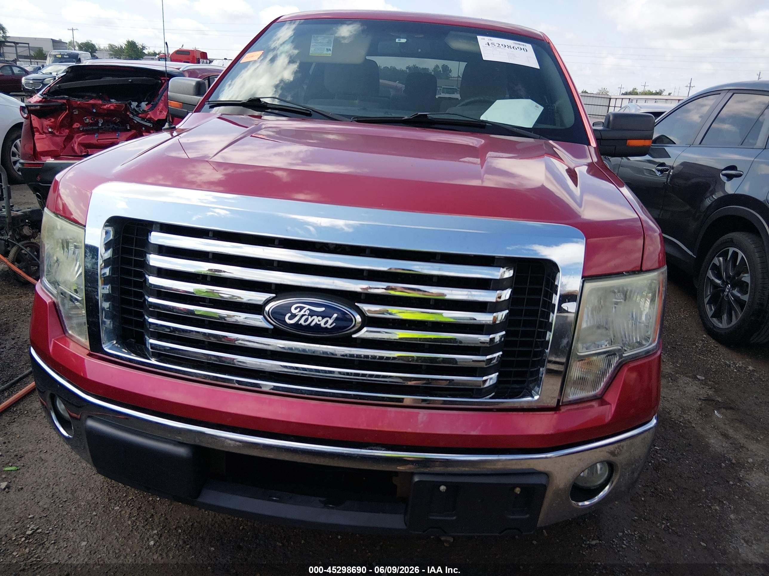 2012 Ford F-150 Xlt Red vin: 1FTFW1CT8CFA95218