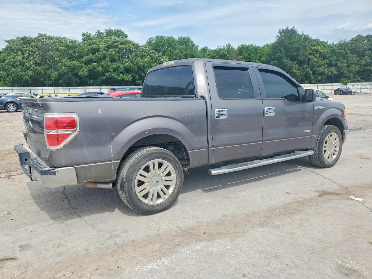 2012 Ford F150 Supercrew Gray vin: 1FTFW1CT8CKD04030