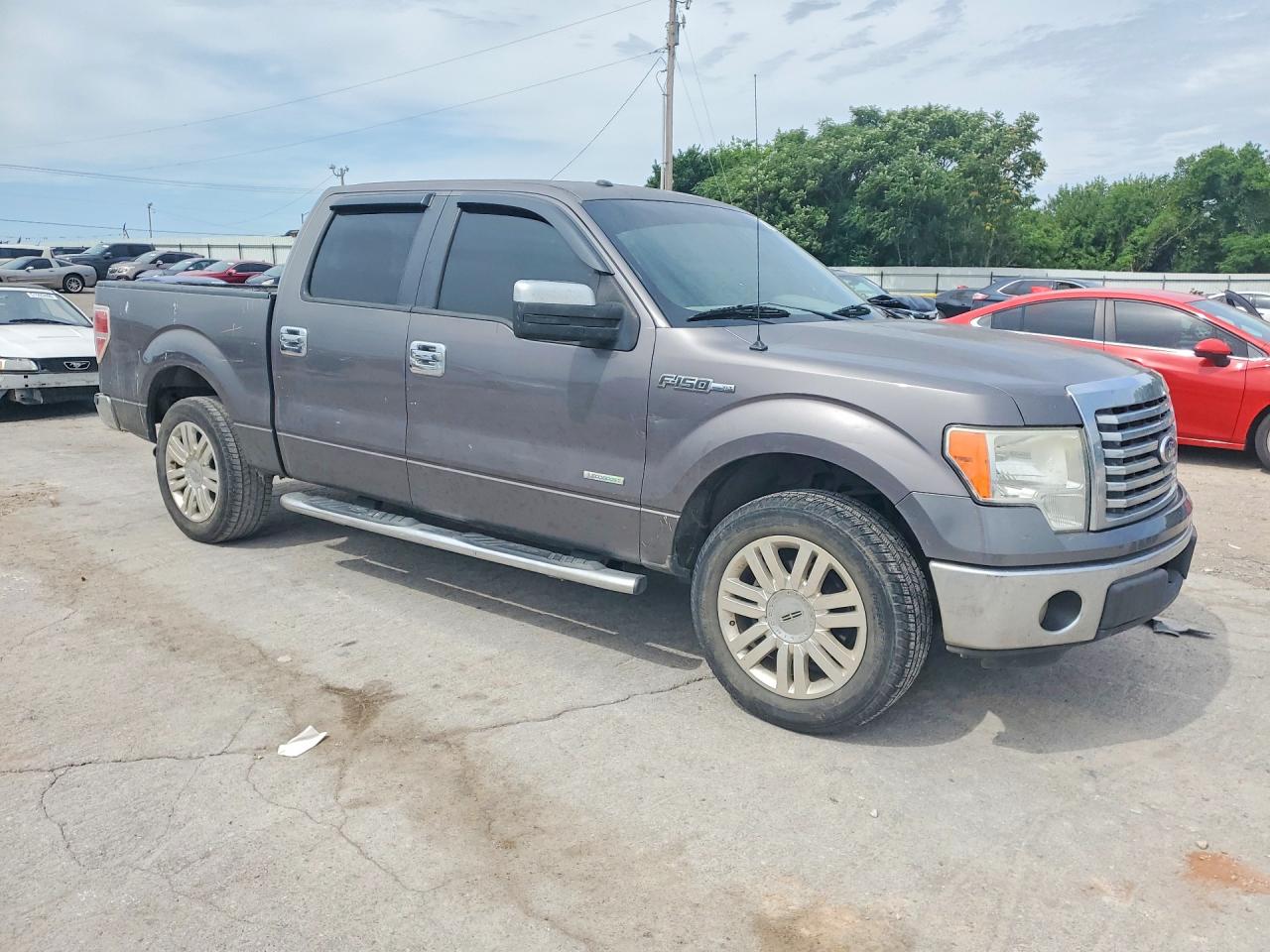2012 Ford F150 Supercrew Gray vin: 1FTFW1CT8CKD04030