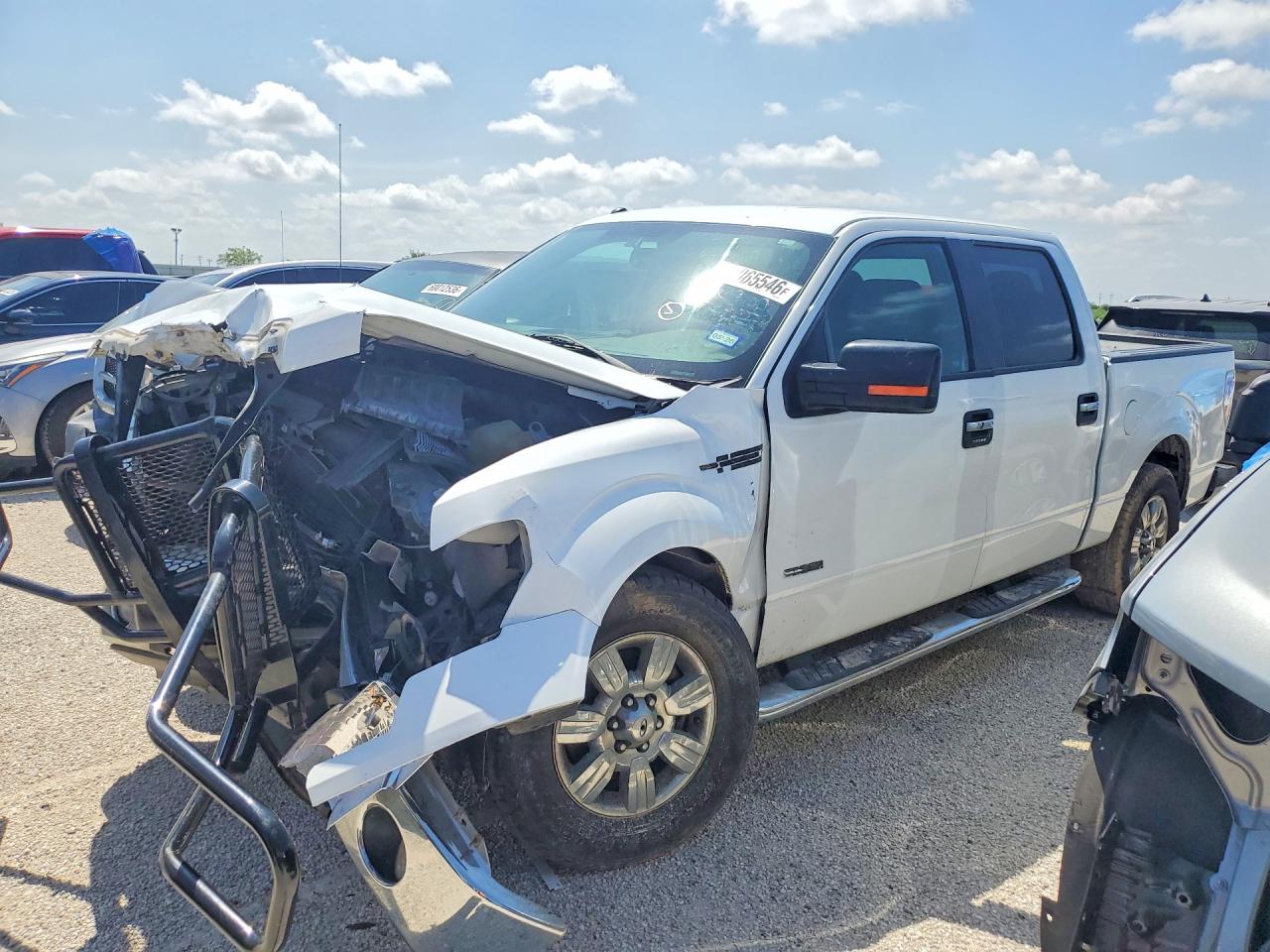 2012 Ford F150 Supercrew Белый vin: 1FTFW1CT8CKD77673