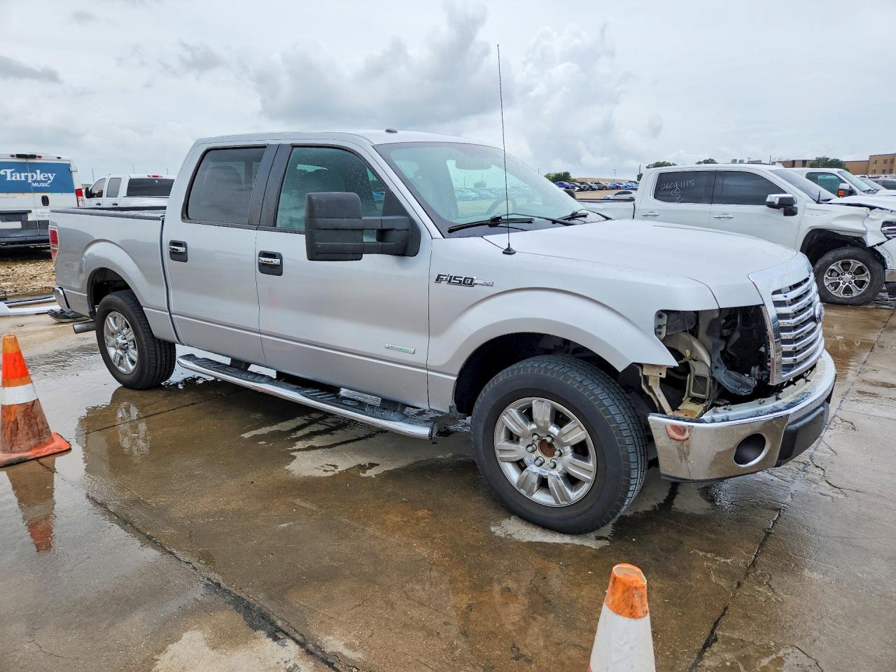 2012 Ford F150 Supercrew Silver vin: 1FTFW1CT8CKE20067