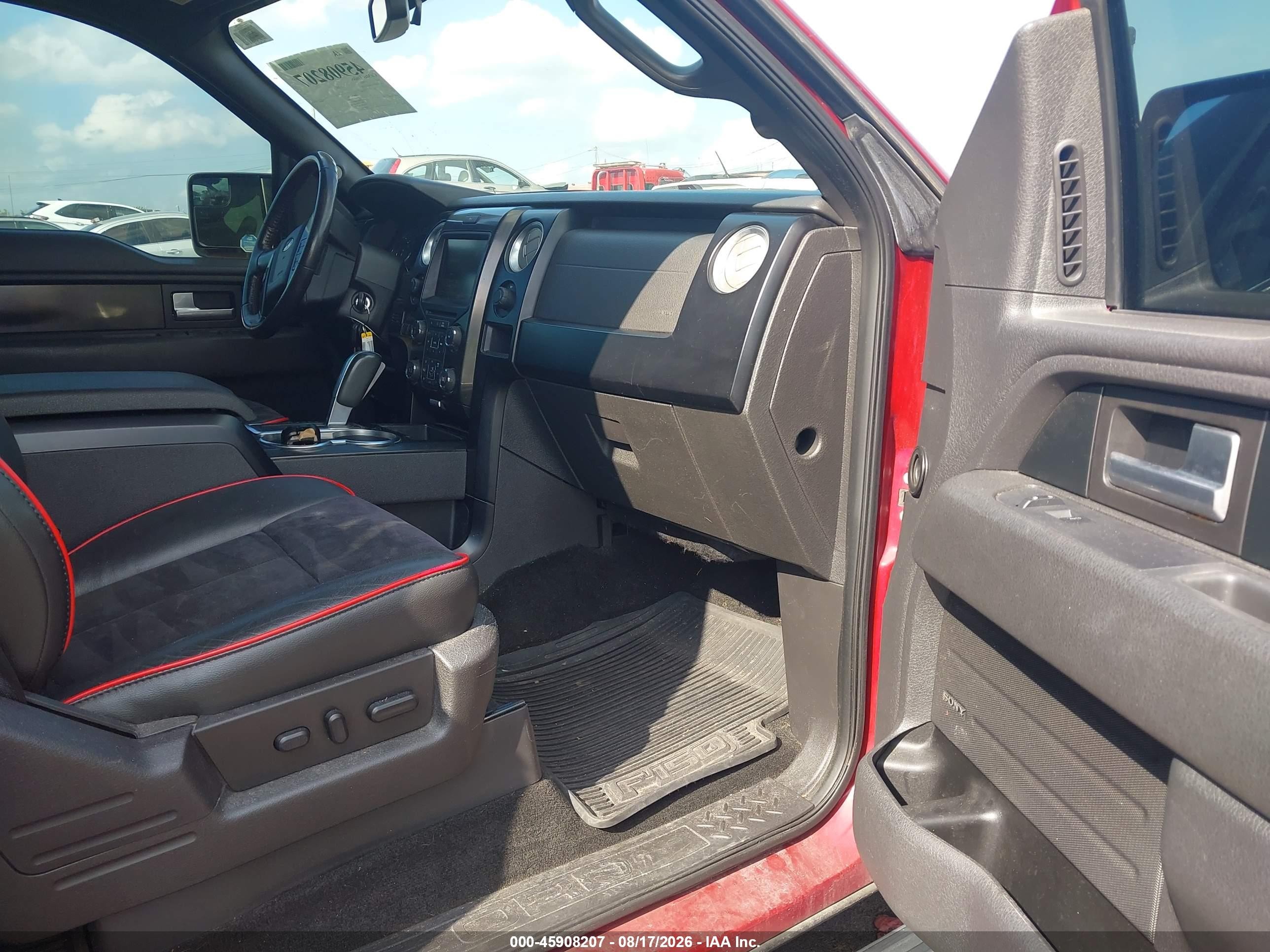 2013 Ford F-150 Fx2 Red vin: 1FTFW1CT8DFD24787