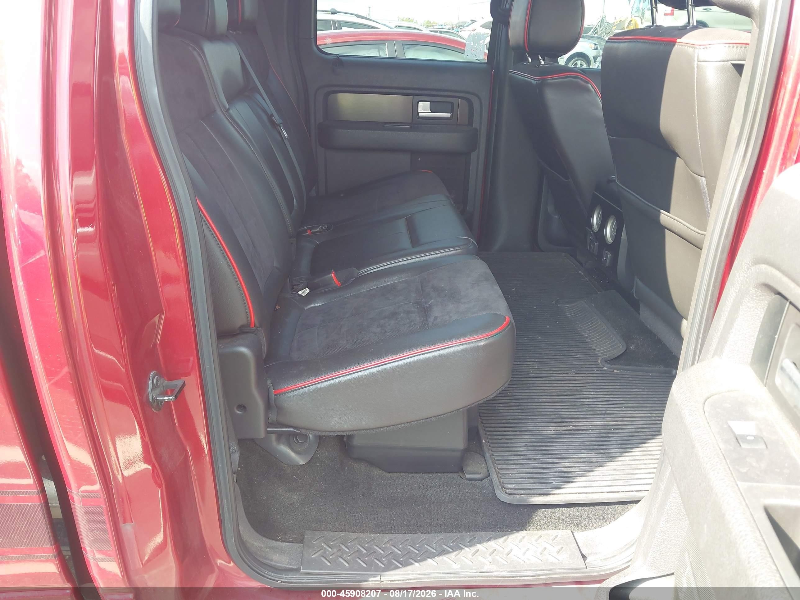 2013 Ford F-150 Fx2 Red vin: 1FTFW1CT8DFD24787