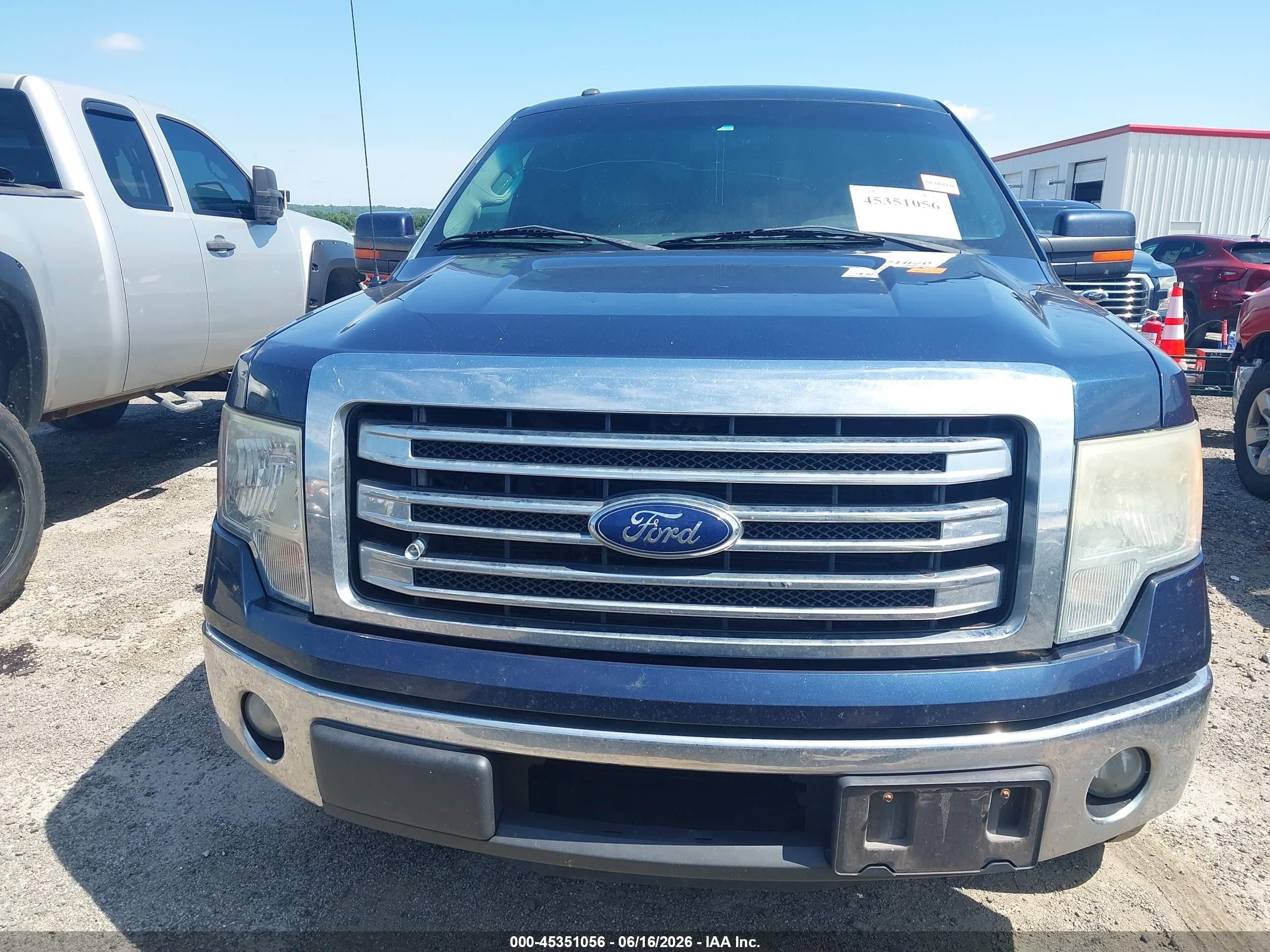 2013 Ford F-150 Lariat Синий vin: 1FTFW1CT8DKD58896