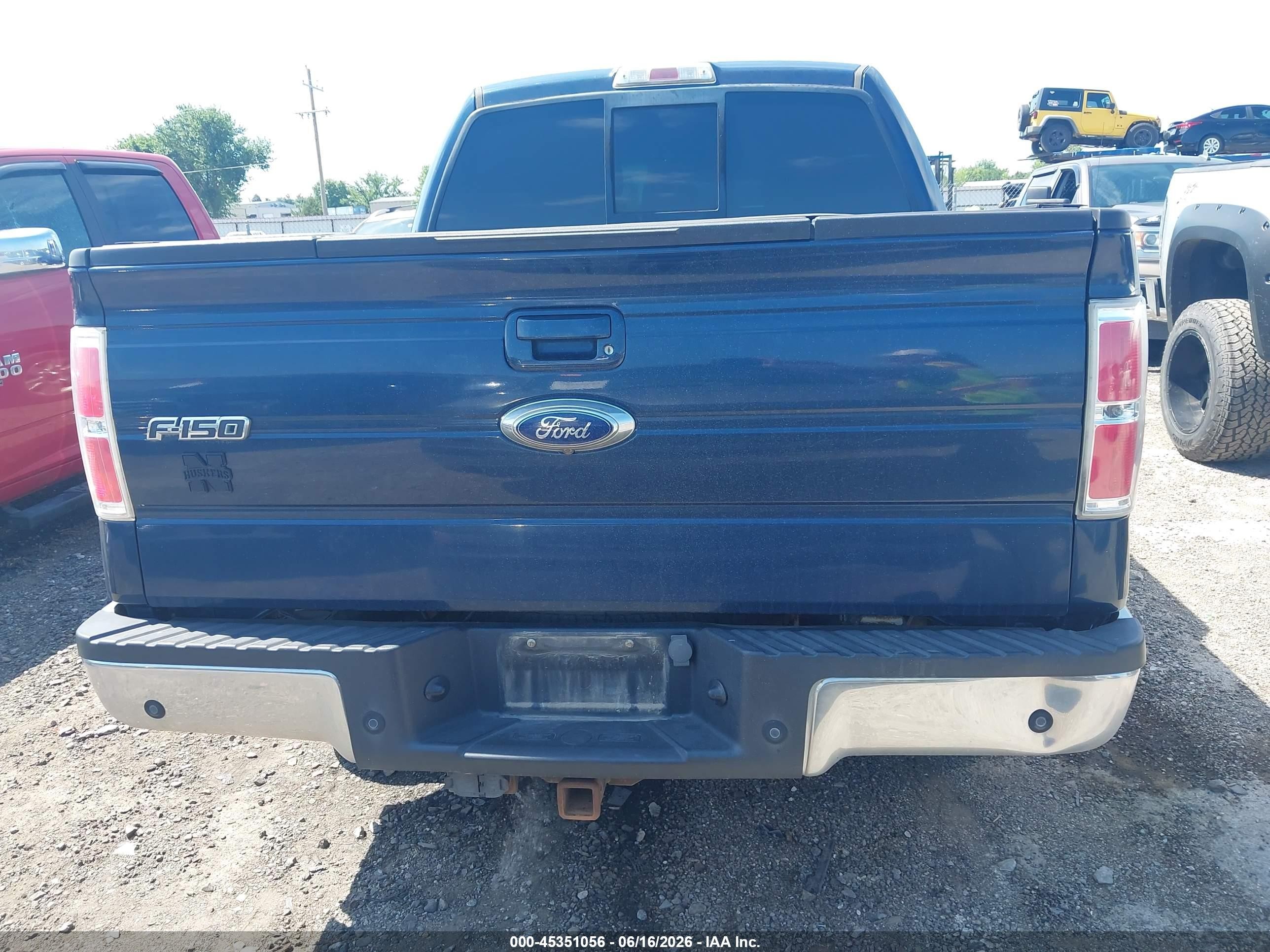 2013 Ford F-150 Lariat Синий vin: 1FTFW1CT8DKD58896