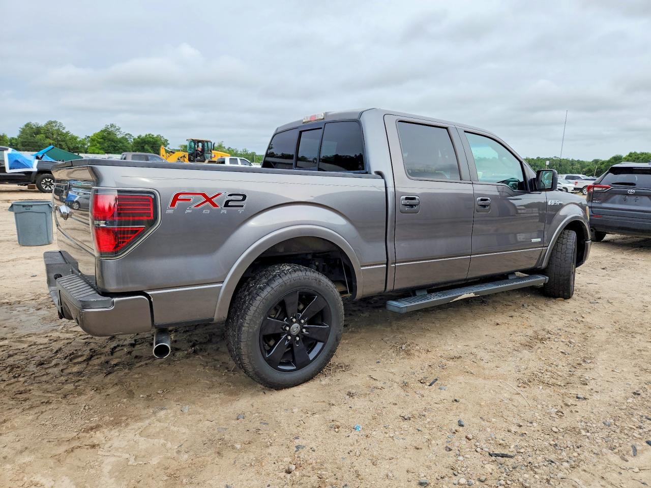 2013 Ford F150 Supercrew Gray vin: 1FTFW1CT8DKF40582