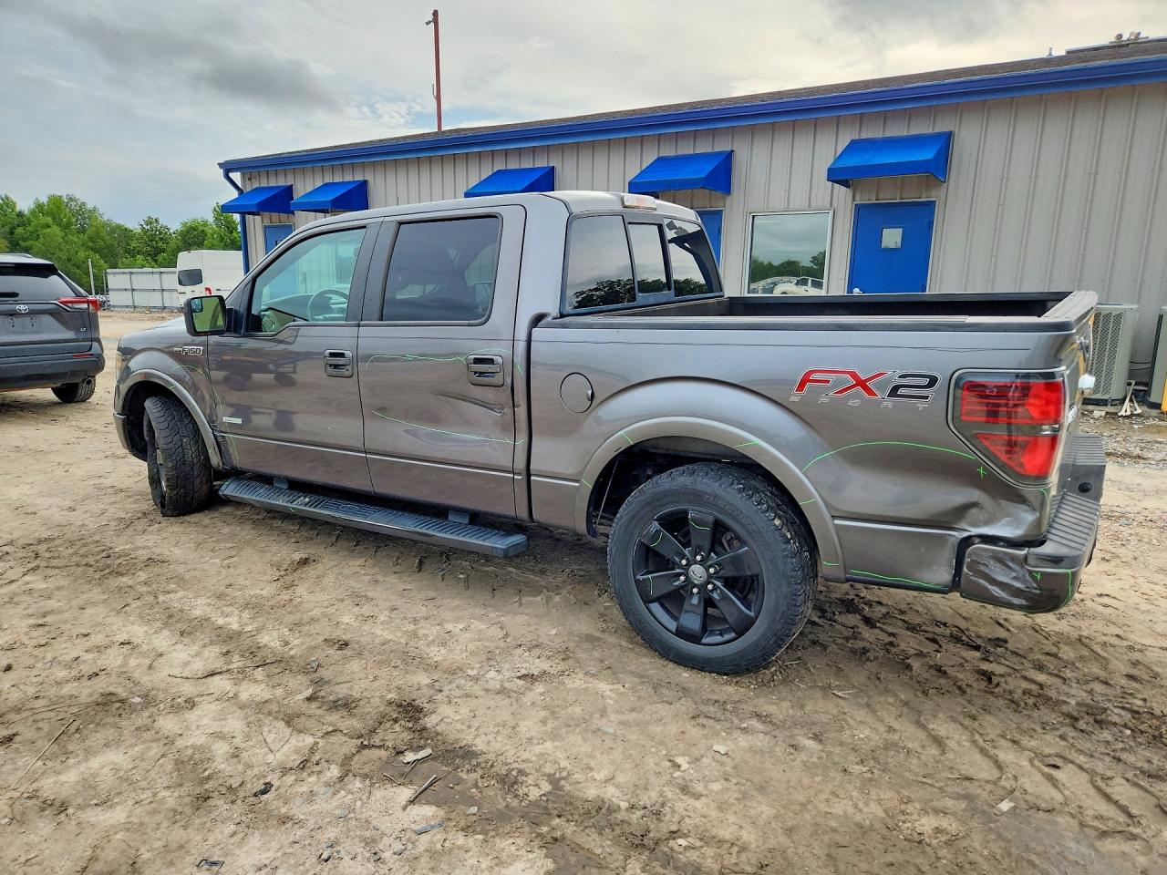 2013 Ford F150 Supercrew Gray vin: 1FTFW1CT8DKF40582