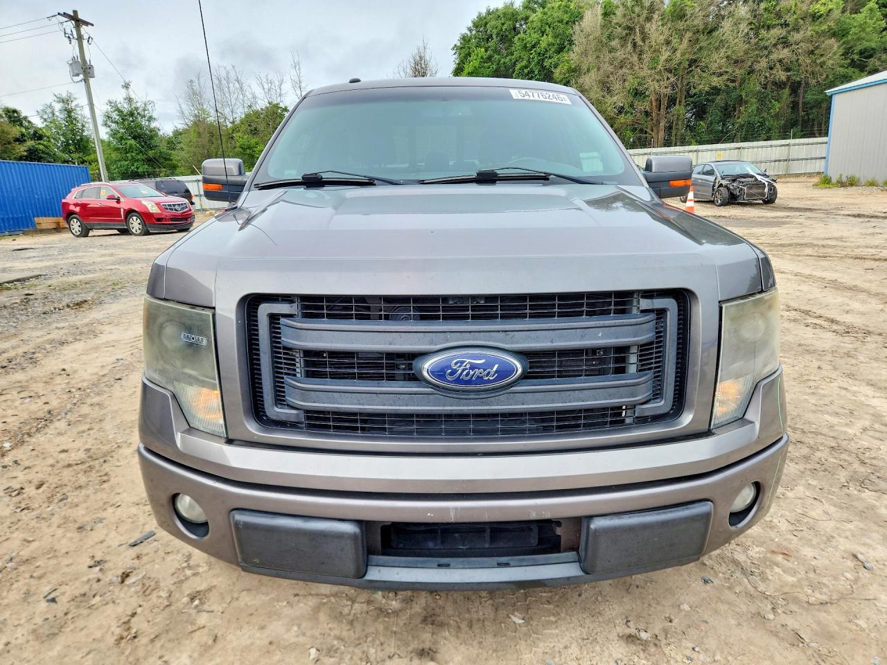 2013 Ford F150 Supercrew Gray vin: 1FTFW1CT8DKF40582