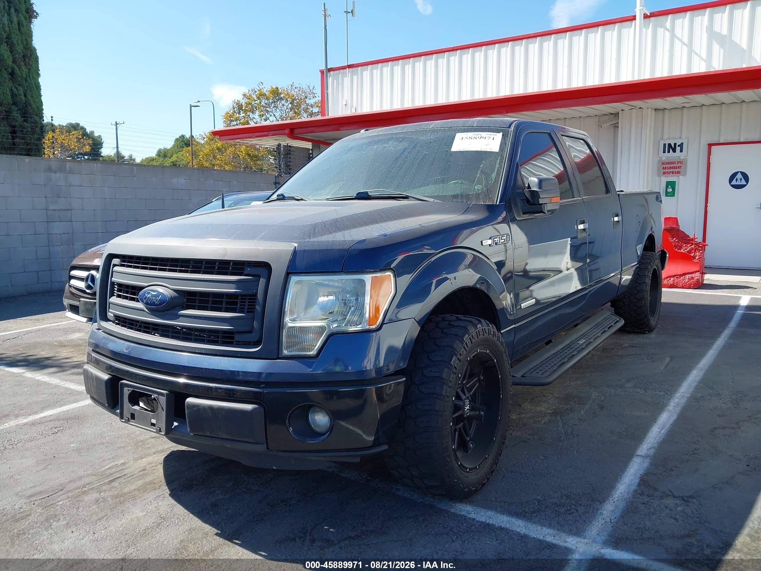 2013 Ford F-150 Xlt Dark Blue vin: 1FTFW1CT8DKF48147