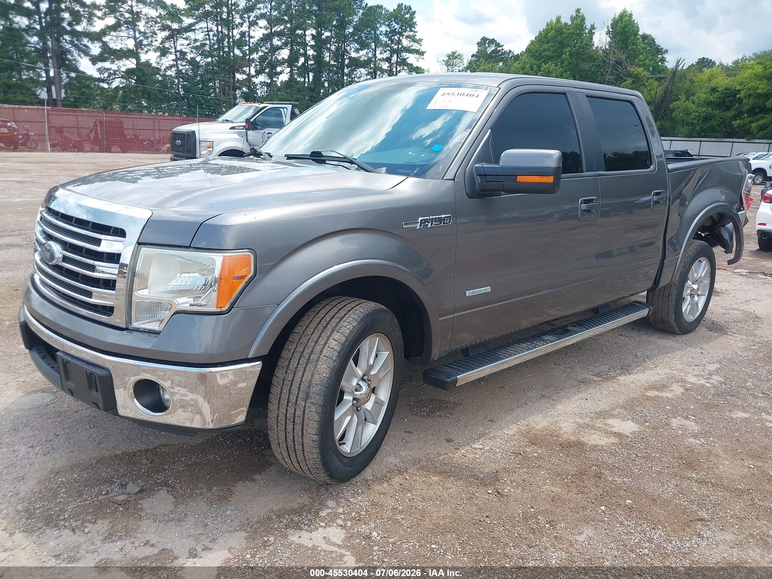 2013 Ford F-150 Fx2/king Ranch/lariat/limited/platinum/xl/xlt Gray vin: 1FTFW1CT8DKG47650