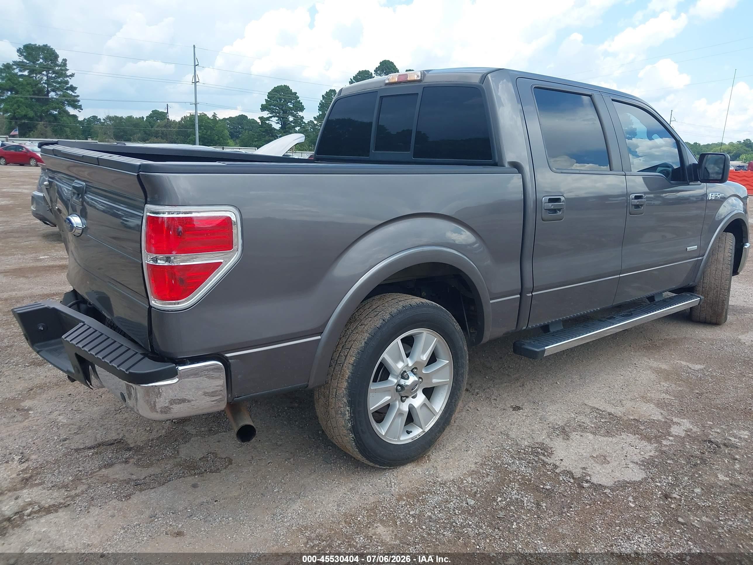 2013 Ford F-150 Fx2/king Ranch/lariat/limited/platinum/xl/xlt Gray vin: 1FTFW1CT8DKG47650