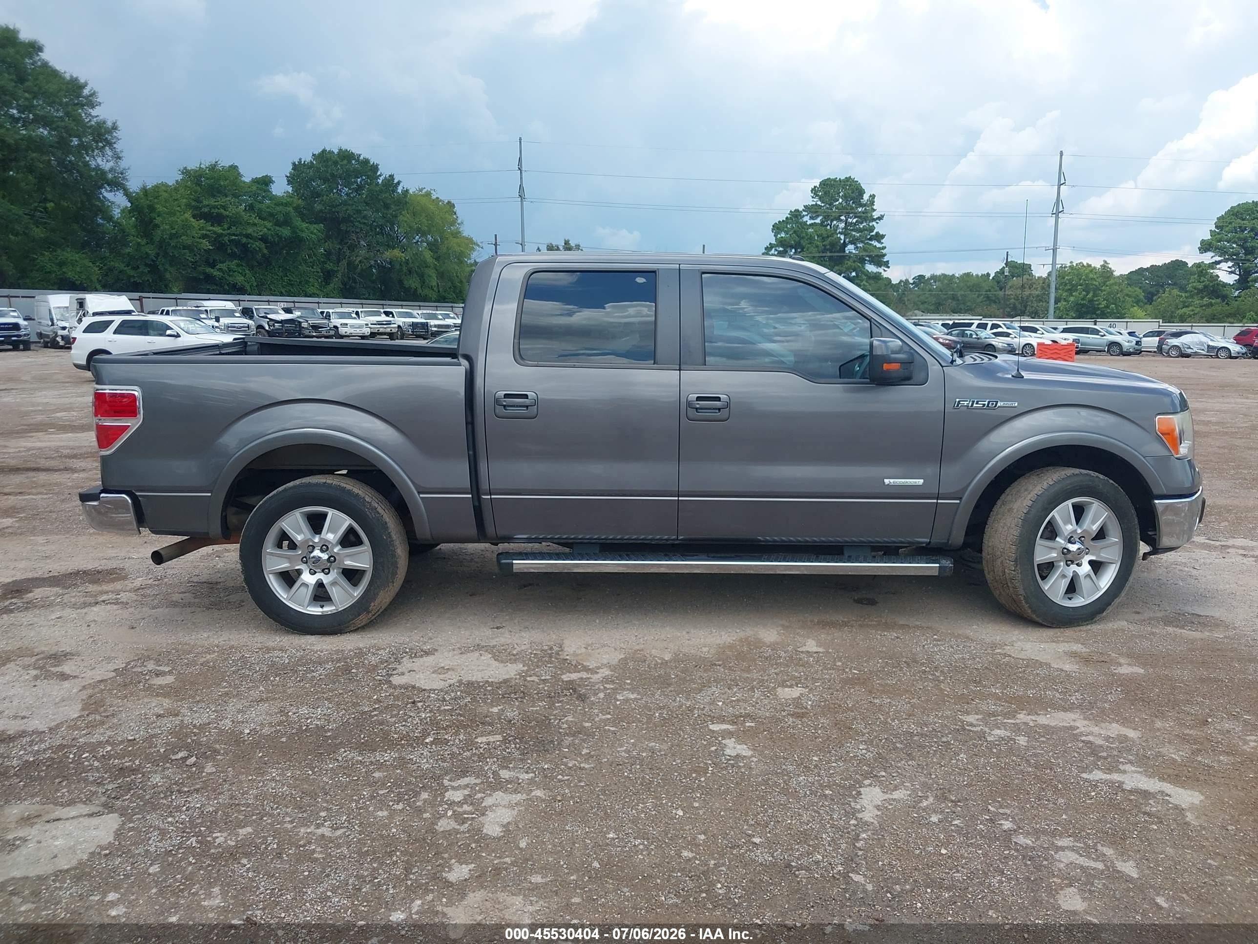 2013 Ford F-150 Fx2/king Ranch/lariat/limited/platinum/xl/xlt Gray vin: 1FTFW1CT8DKG47650