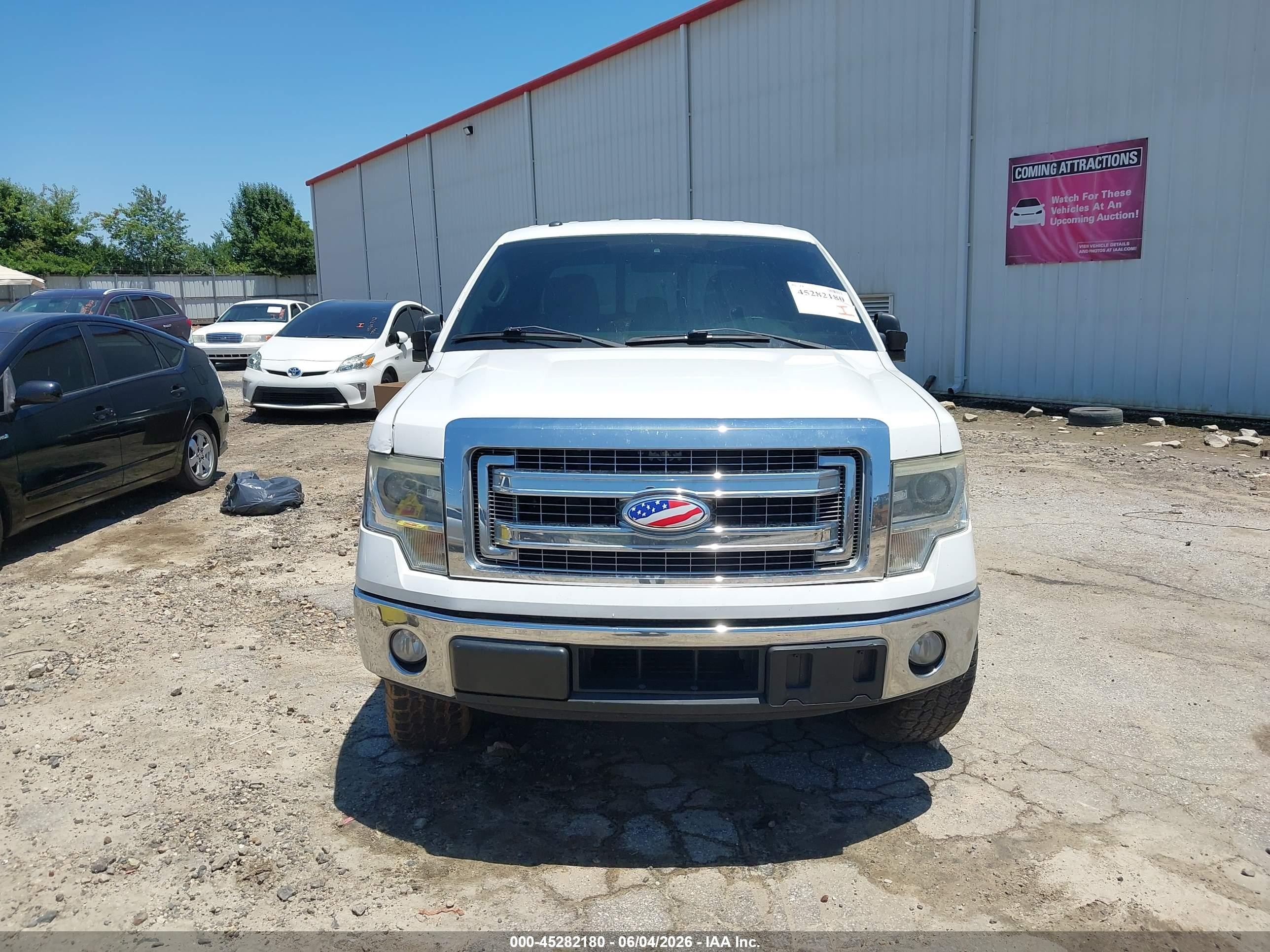 2014 Ford F-150 Xlt White vin: 1FTFW1CT8EFA36124