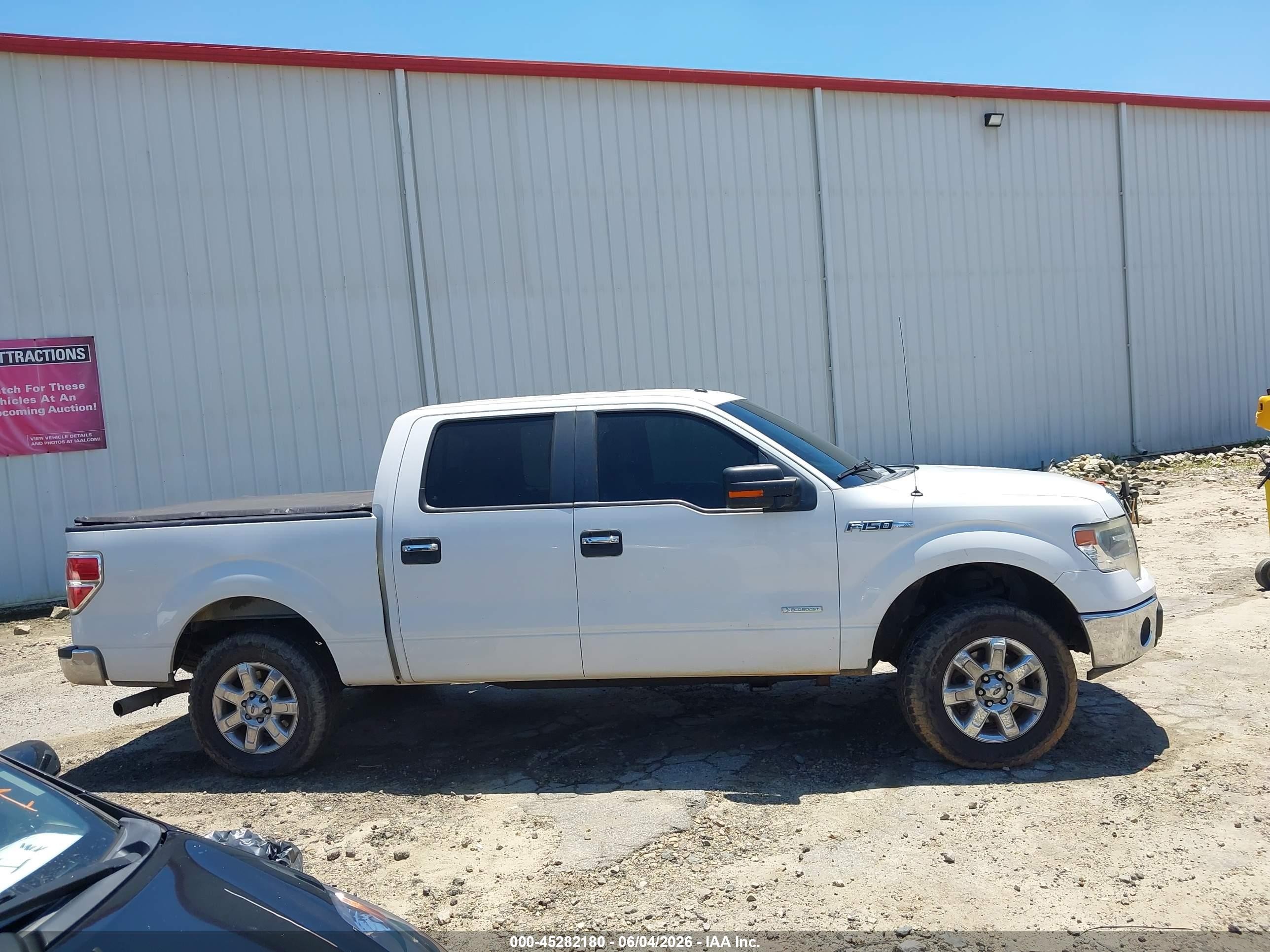 2014 Ford F-150 Xlt White vin: 1FTFW1CT8EFA36124
