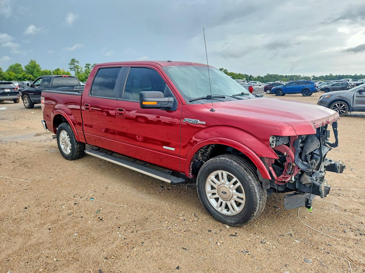 2014 Ford F150 Supercrew Red vin: 1FTFW1CT8EKD30002