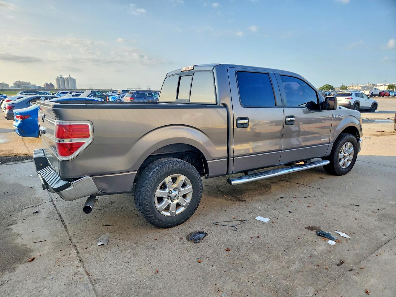 2014 Ford F150 Supercrew Серый vin: 1FTFW1CT8EKF01833