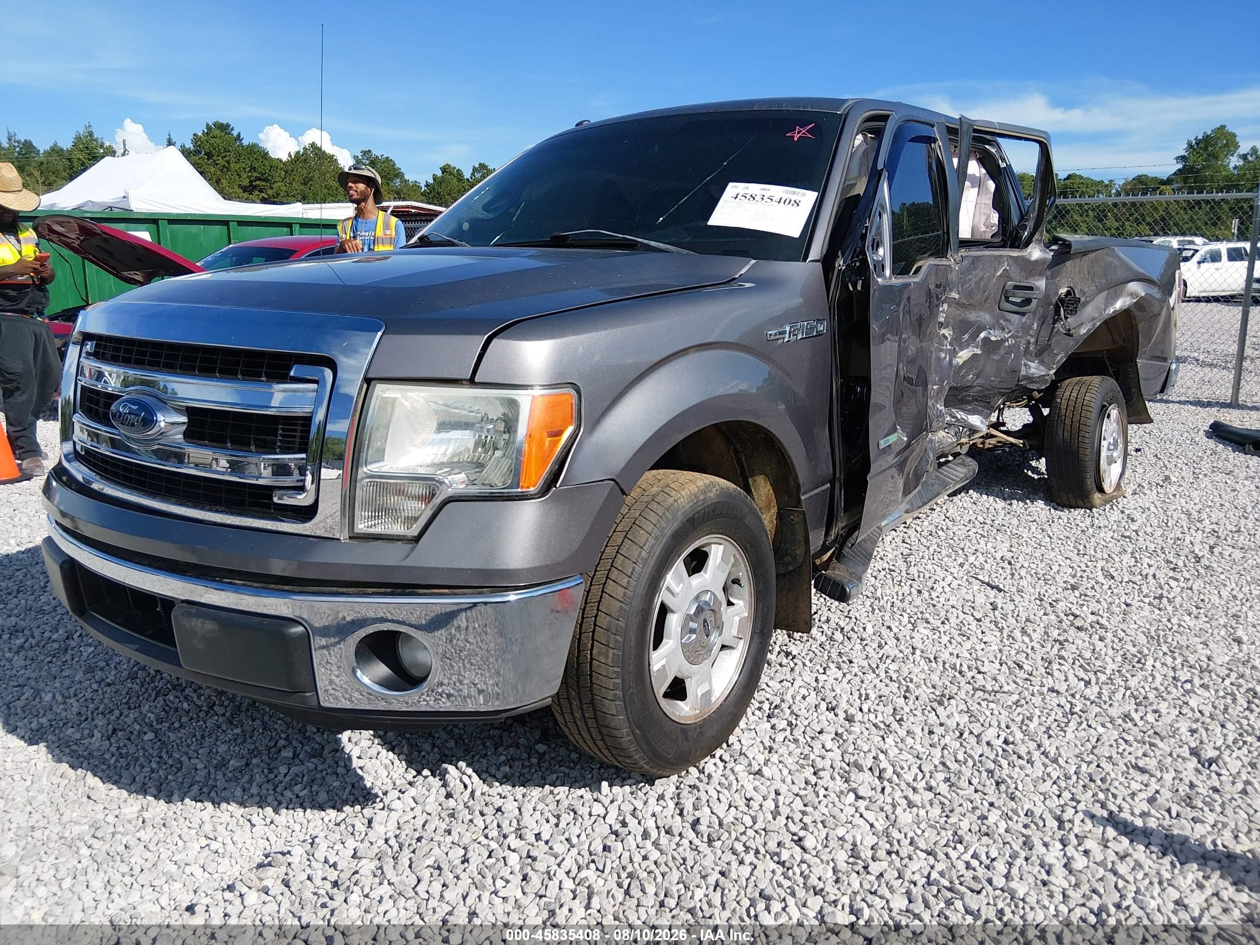 2014 Ford F-150 Xlt Серый vin: 1FTFW1CT8EKG29652