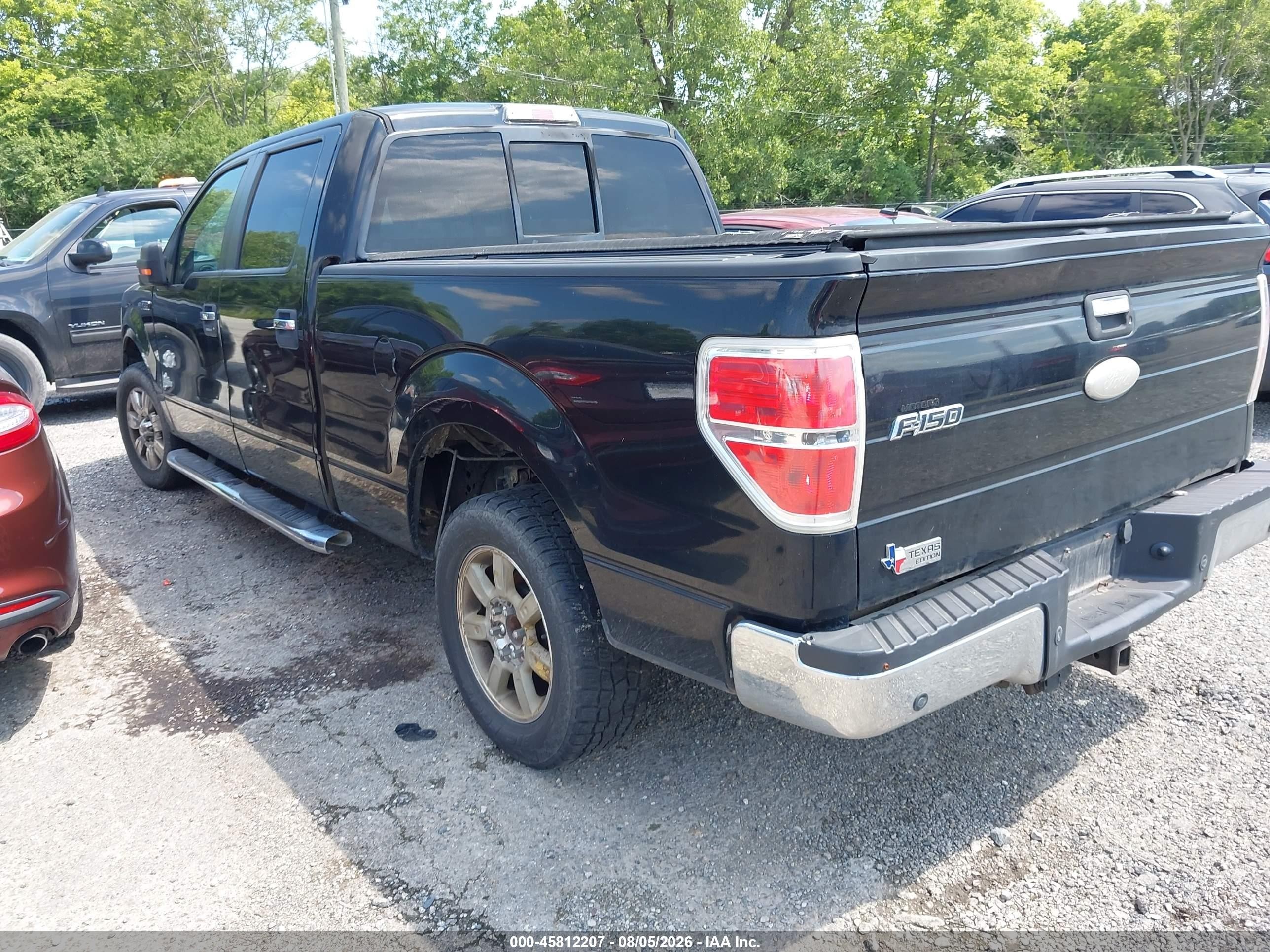 2011 Ford F-150 Xlt Black vin: 1FTFW1CT9BFC48378