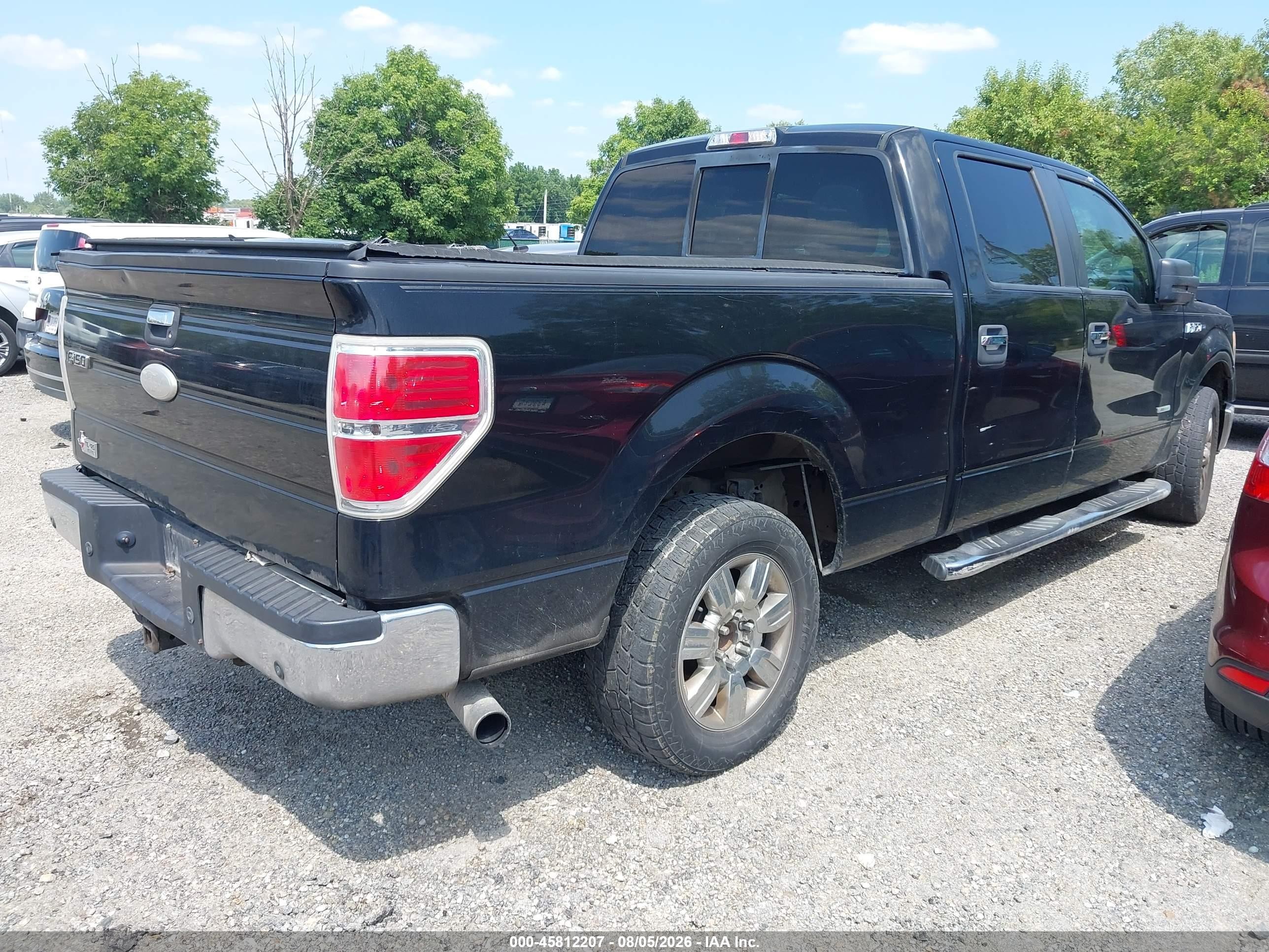 2011 Ford F-150 Xlt Black vin: 1FTFW1CT9BFC48378