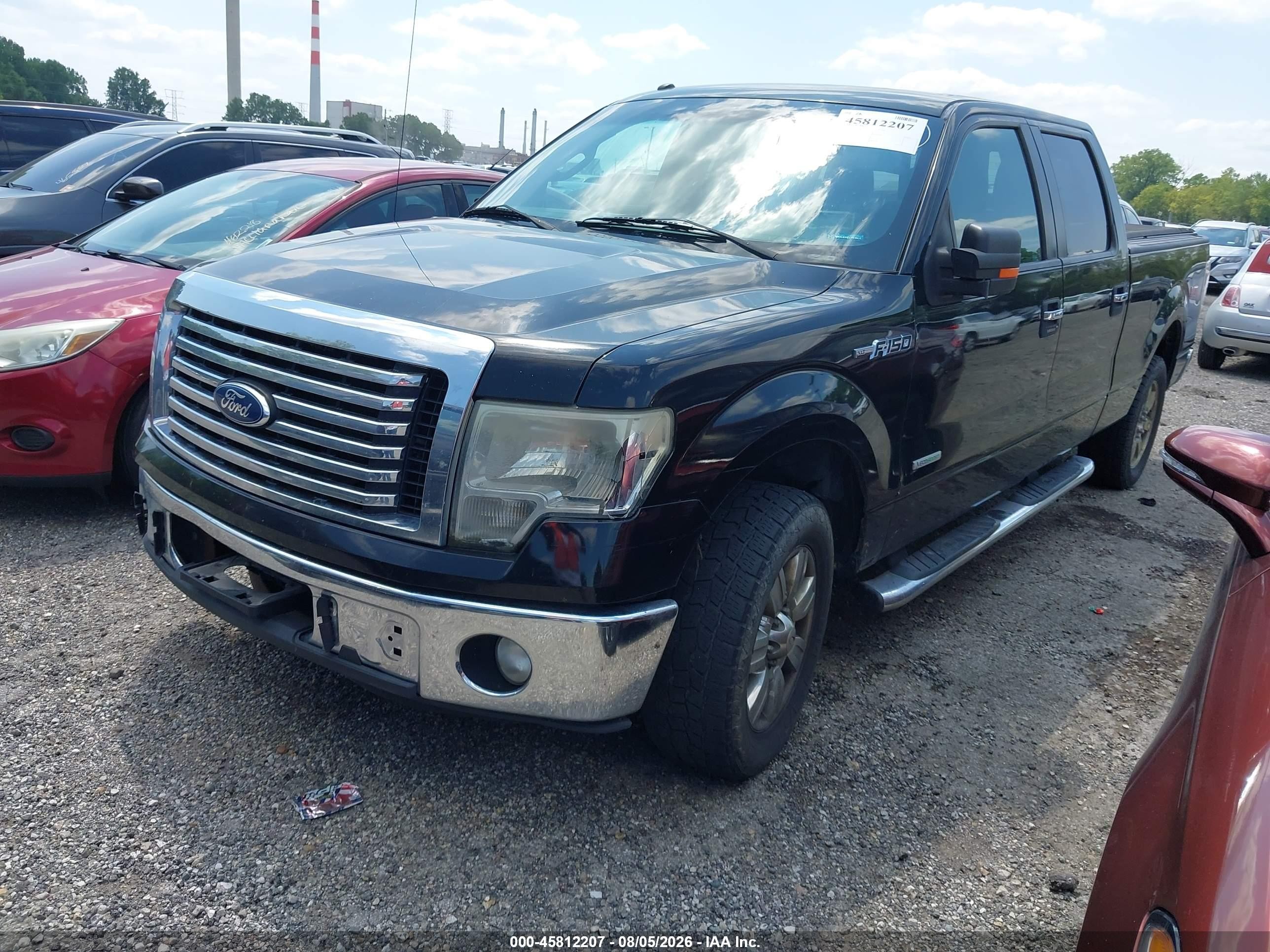 2011 Ford F-150 Xlt Black vin: 1FTFW1CT9BFC48378