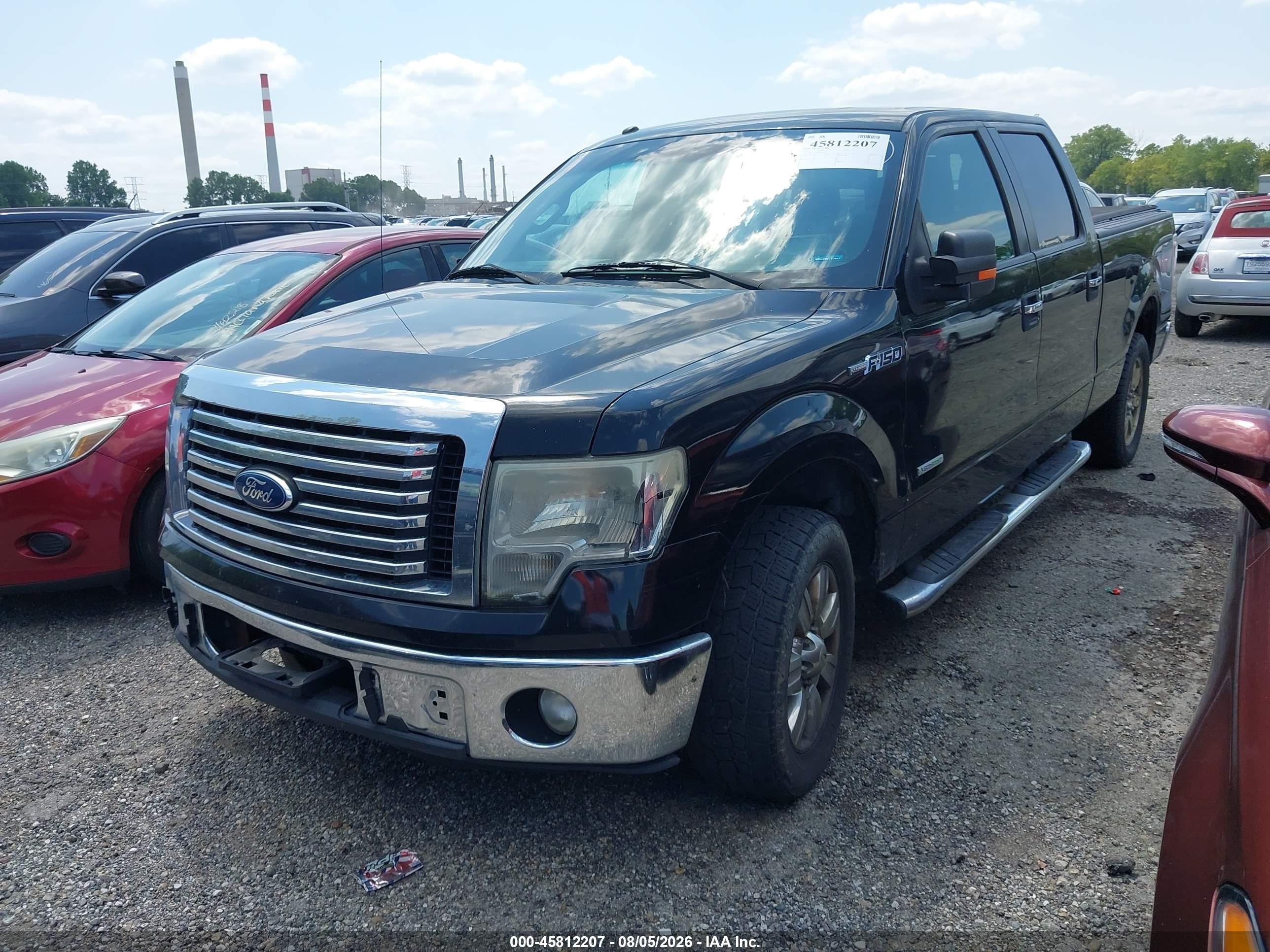2011 Ford F-150 Xlt Black vin: 1FTFW1CT9BFC48378