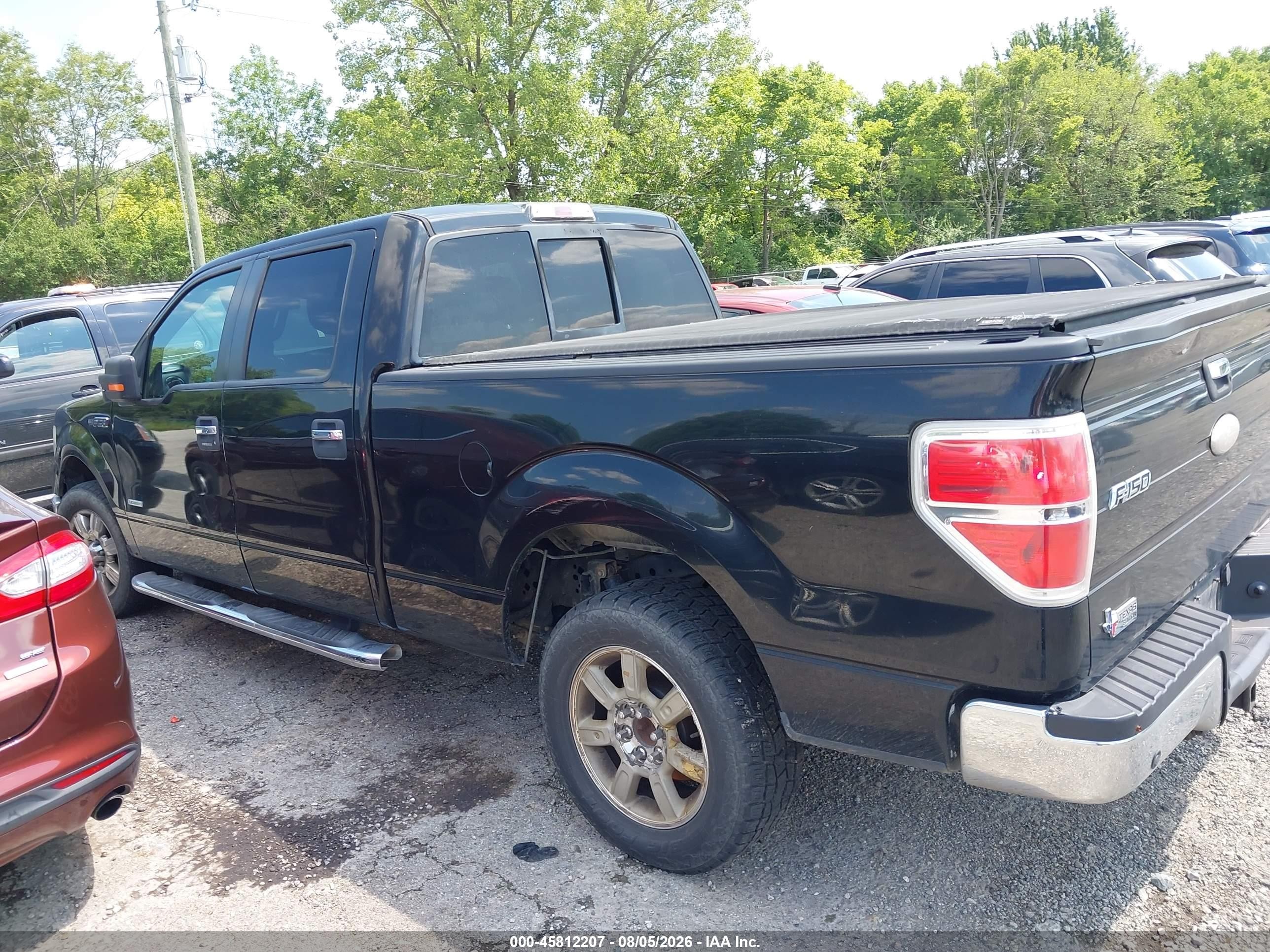 2011 Ford F-150 Xlt Black vin: 1FTFW1CT9BFC48378