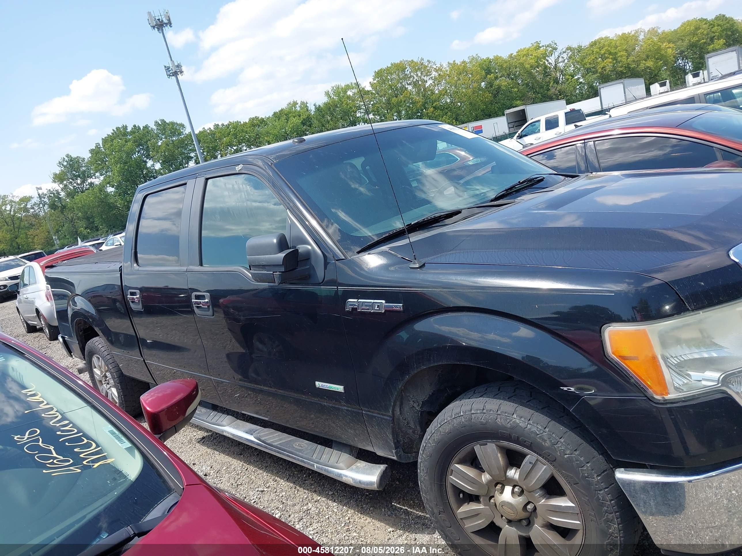 2011 Ford F-150 Xlt Black vin: 1FTFW1CT9BFC48378