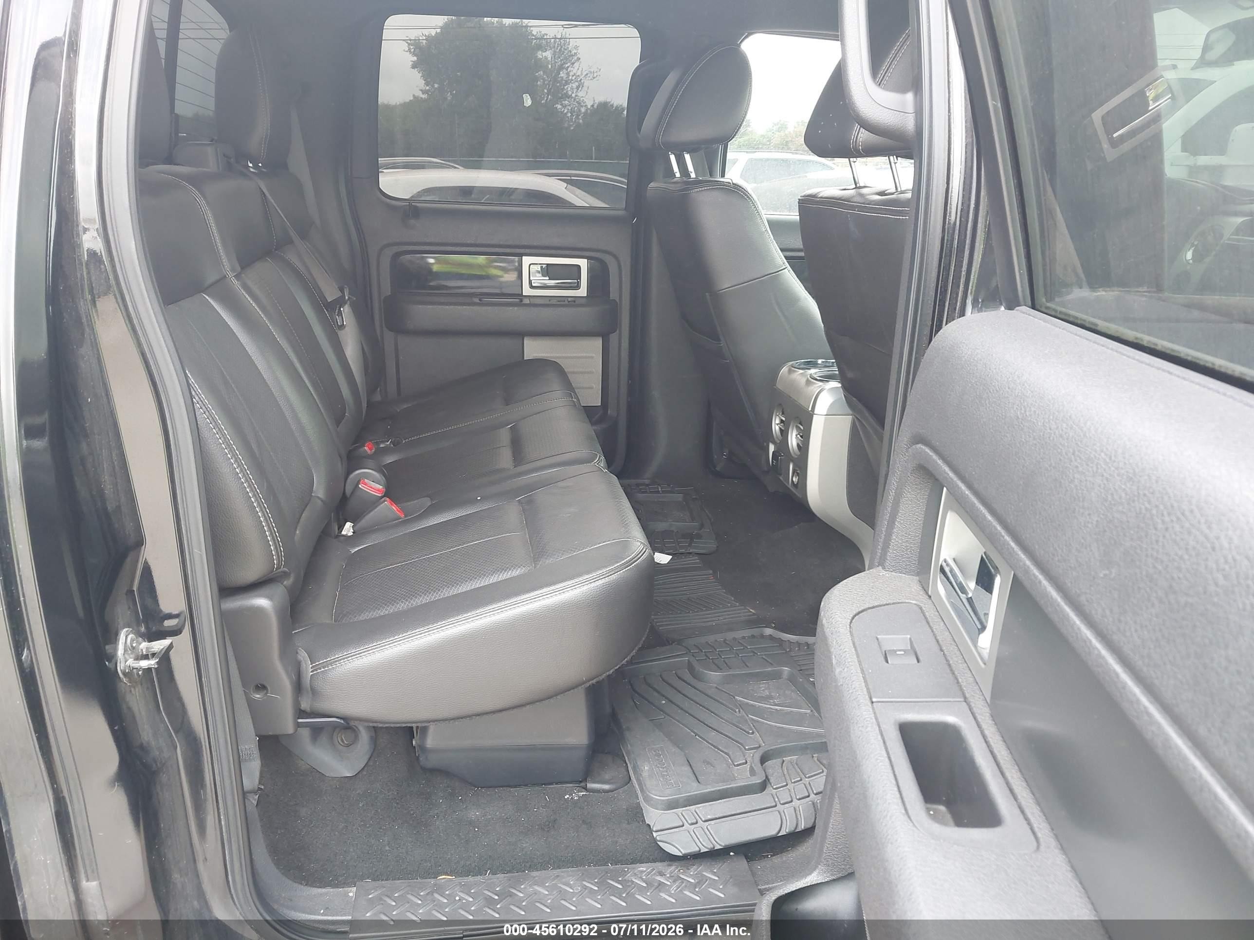 2011 Ford F-150 Platinum Черный vin: 1FTFW1CT9BFC57923