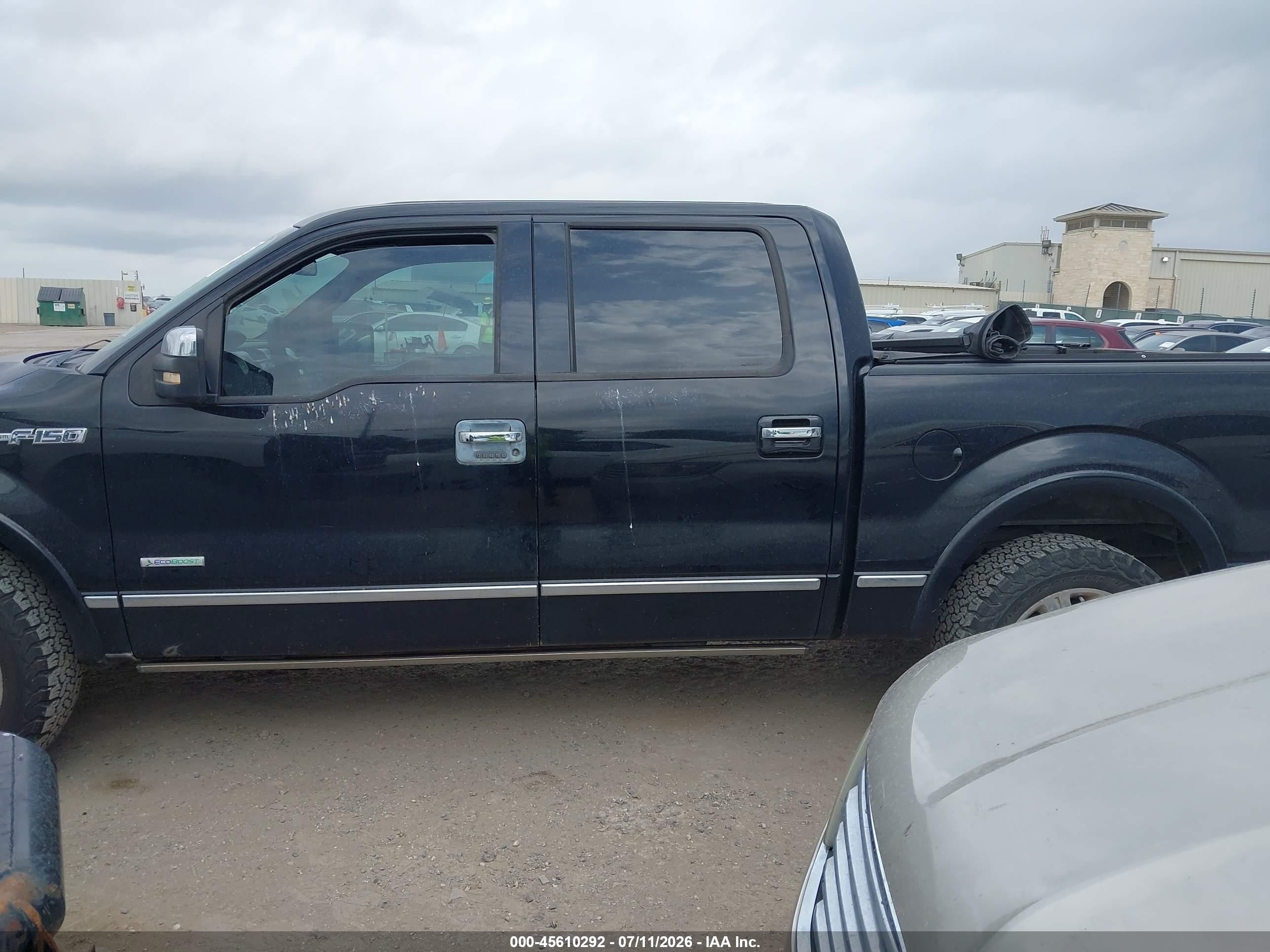 2011 Ford F-150 Platinum Черный vin: 1FTFW1CT9BFC57923
