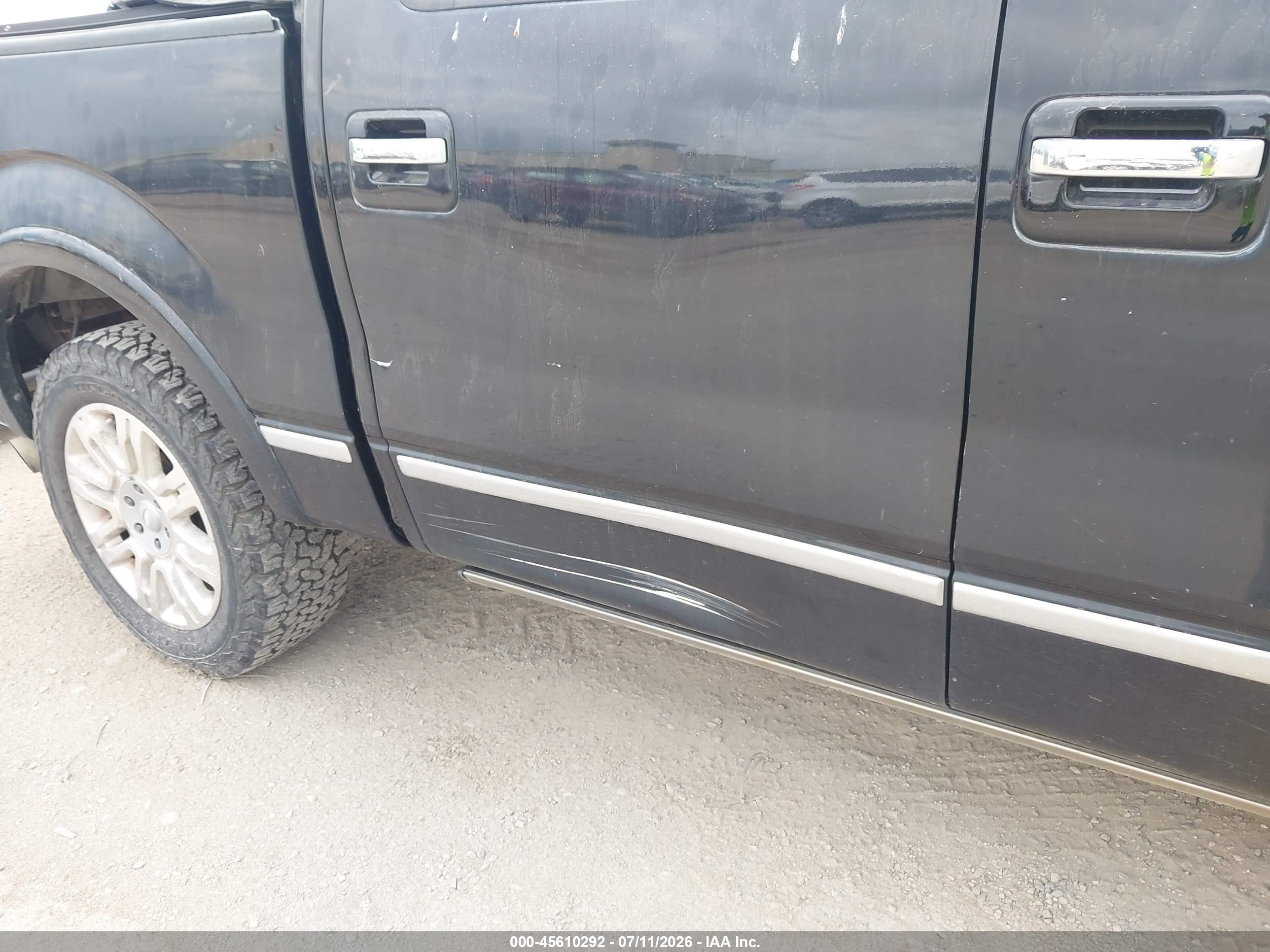 2011 Ford F-150 Platinum Черный vin: 1FTFW1CT9BFC57923