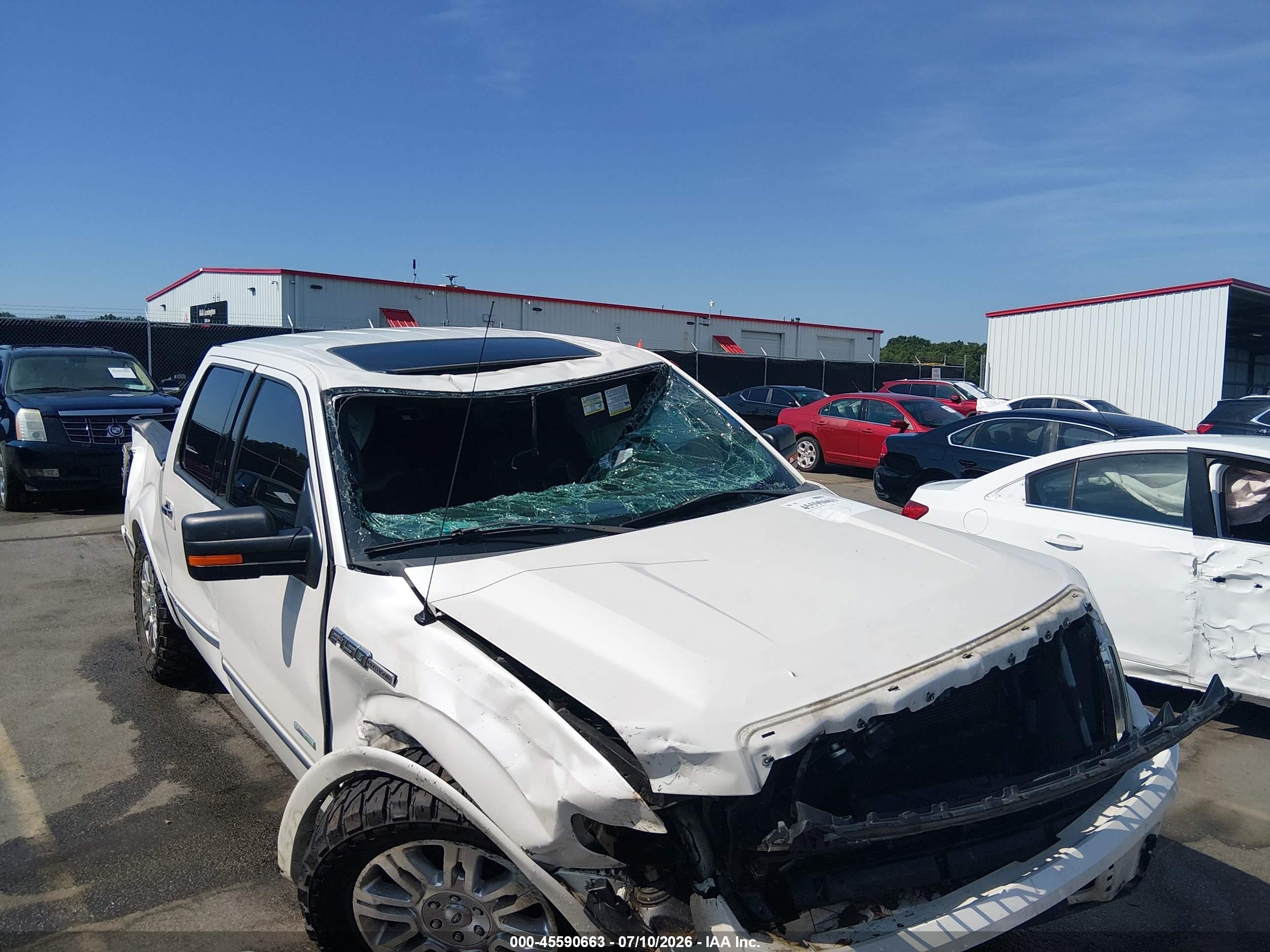 2012 Ford F-150 Fx2/king Ranch/lariat/platinum/xl/xlt Белый vin: 1FTFW1CT9CFA26666