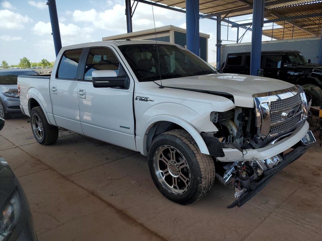 2012 Ford F150 Supercrew White vin: 1FTFW1CT9CKD47940