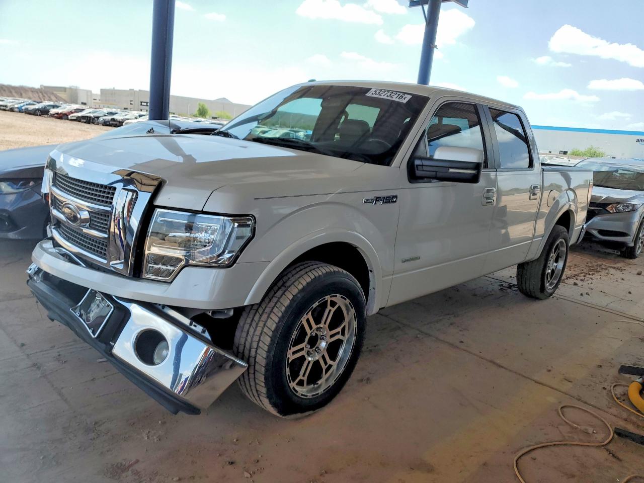 2012 Ford F150 Supercrew White vin: 1FTFW1CT9CKD47940