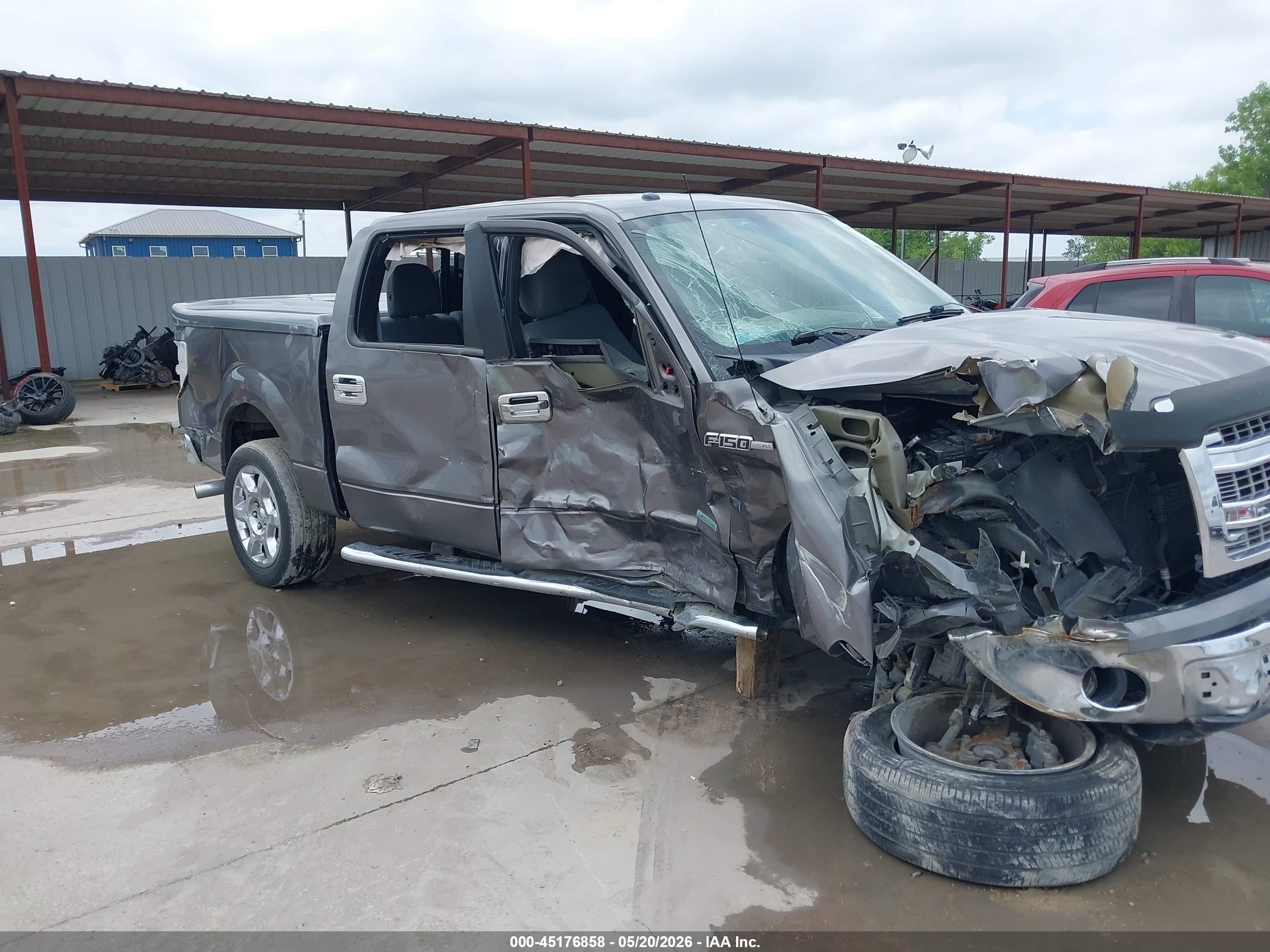 2013 Ford F-150 Xlt Gray vin: 1FTFW1CT9DFA15443