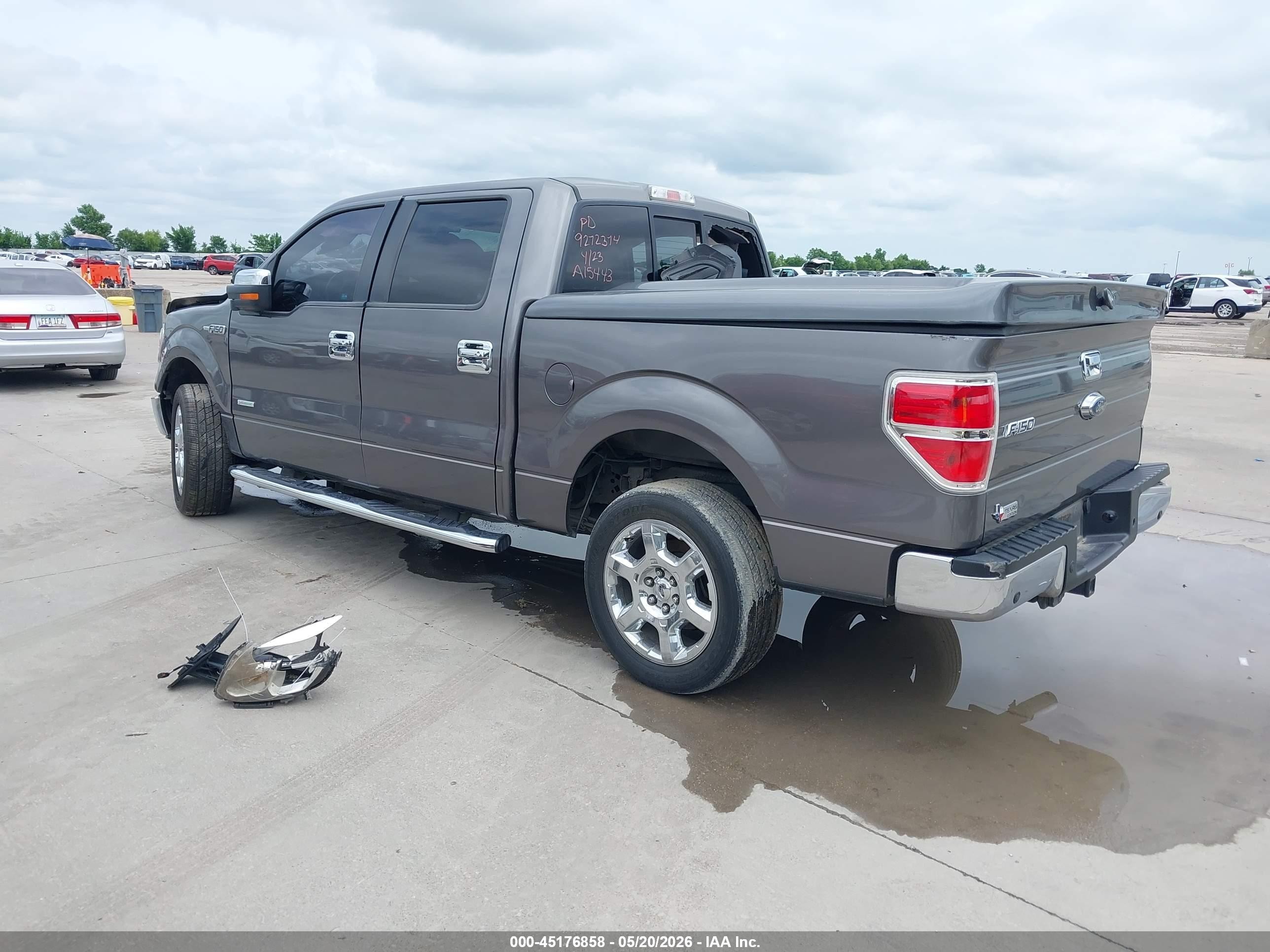 2013 Ford F-150 Xlt Gray vin: 1FTFW1CT9DFA15443