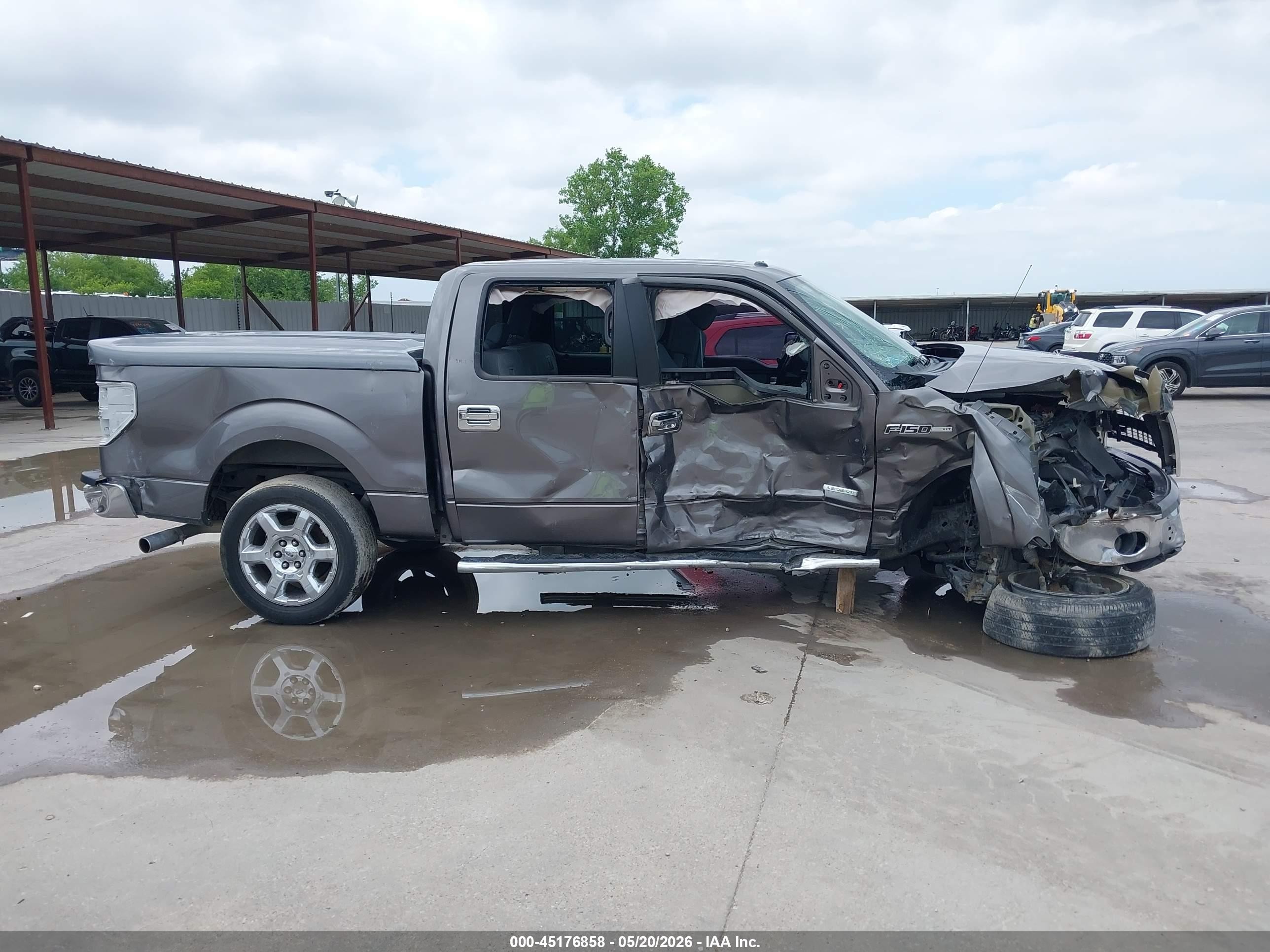 2013 Ford F-150 Xlt Gray vin: 1FTFW1CT9DFA15443