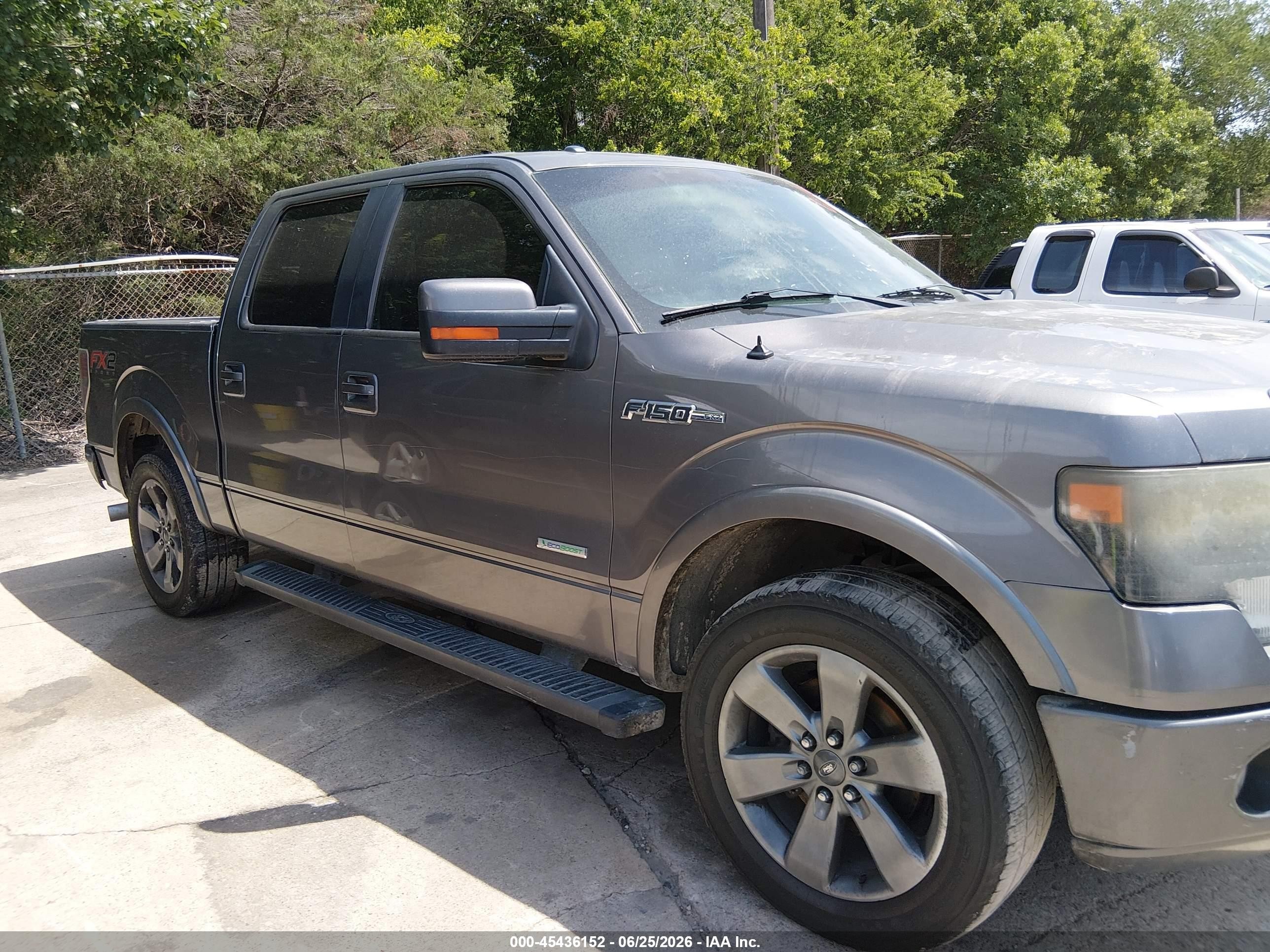 2013 Ford F-150 Fx2/king Ranch/lariat/limited/platinum/xl/xlt Gray vin: 1FTFW1CT9DFB51734
