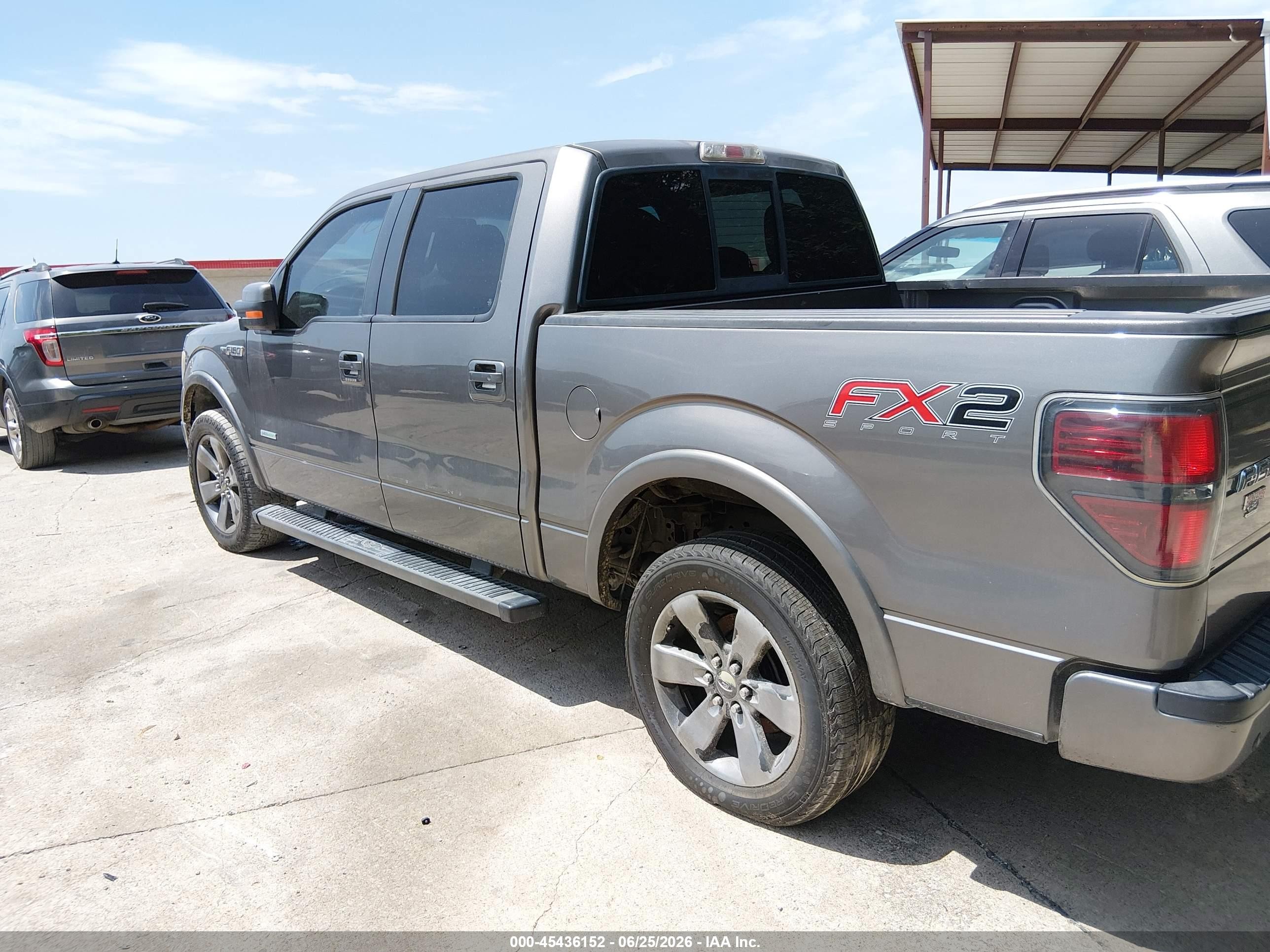 2013 Ford F-150 Fx2/king Ranch/lariat/limited/platinum/xl/xlt Gray vin: 1FTFW1CT9DFB51734
