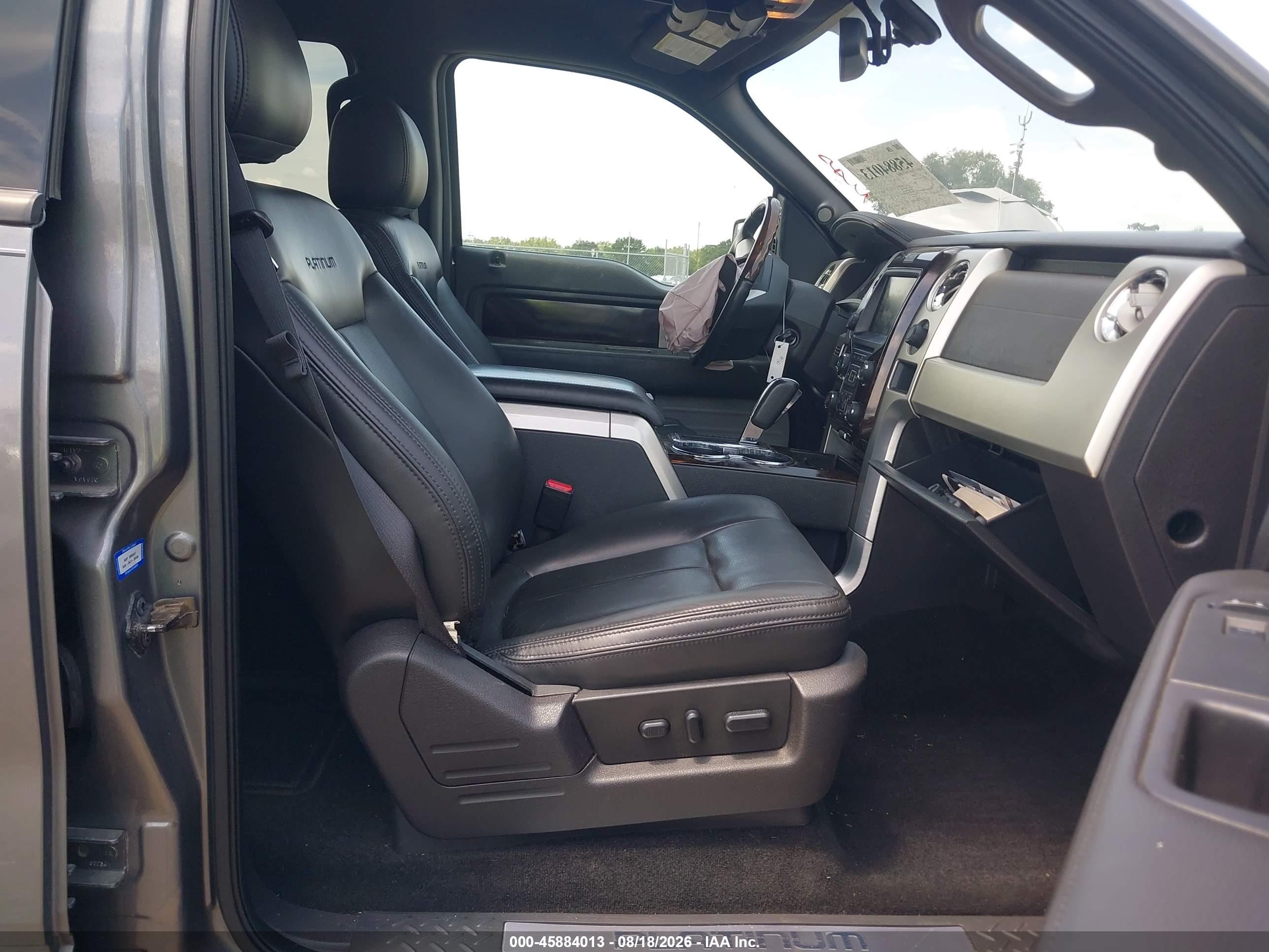 2013 Ford F-150 Platinum Серый vin: 1FTFW1CT9DFB88153