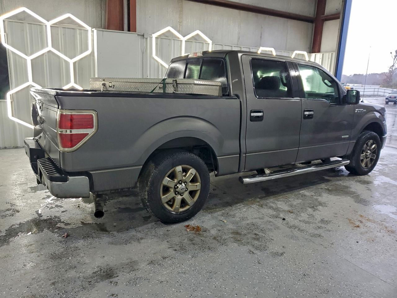 2013 Ford F150 Supercrew Gray vin: 1FTFW1CT9DFD19078