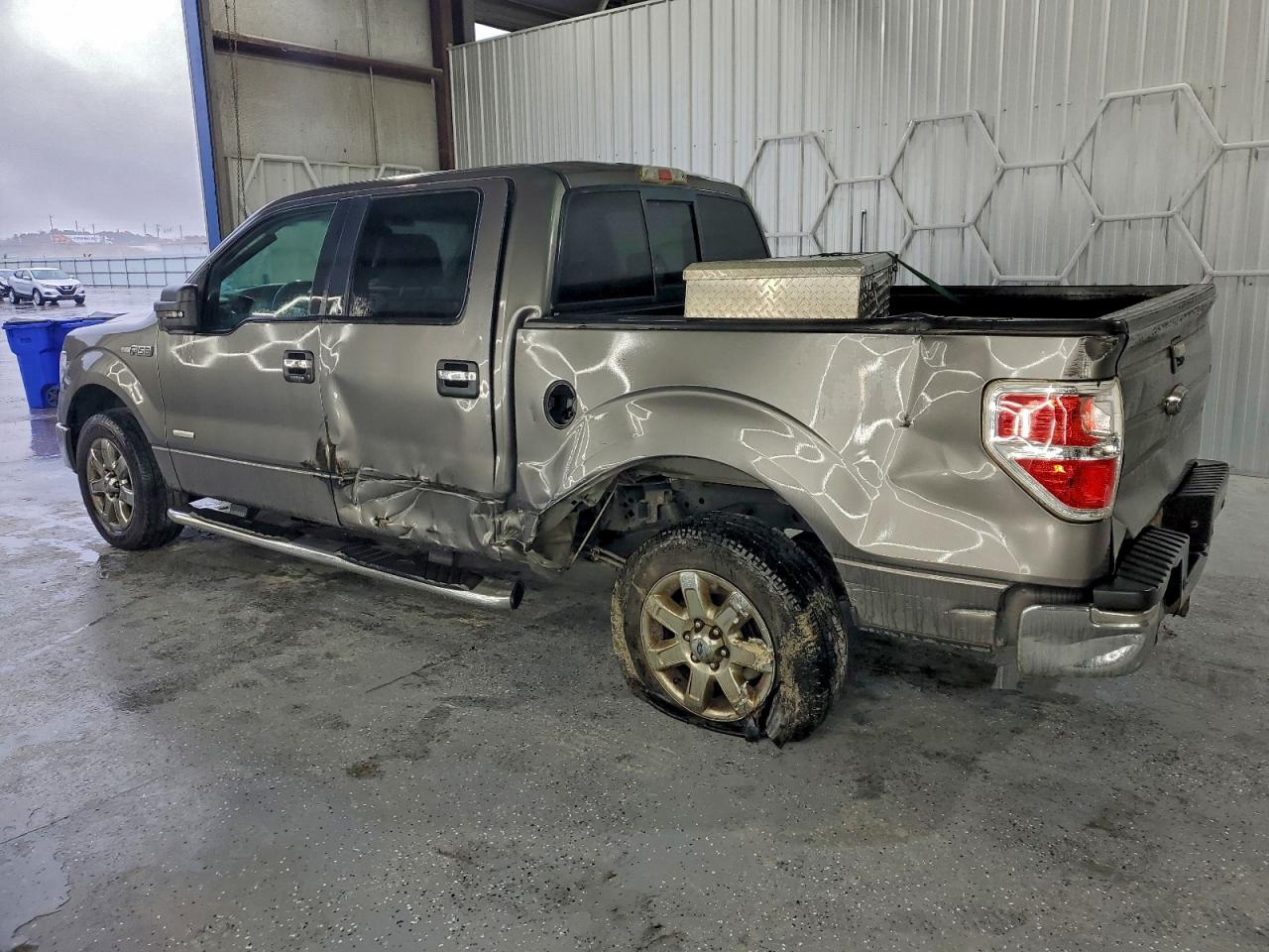 2013 Ford F150 Supercrew Gray vin: 1FTFW1CT9DFD19078