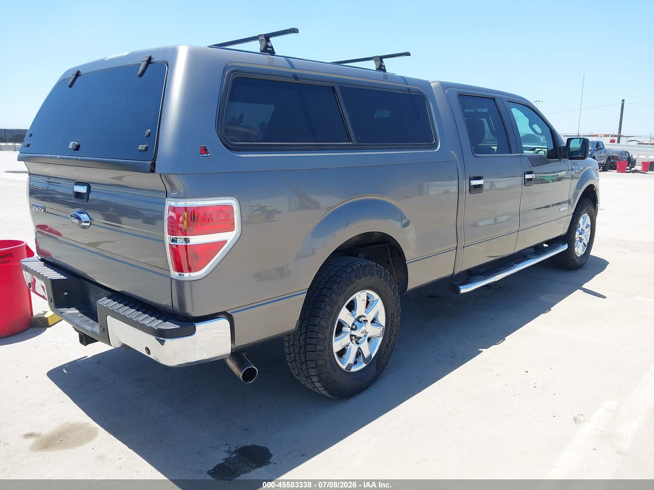 2013 Ford F-150 Xlt Gray vin: 1FTFW1CT9DFD69107