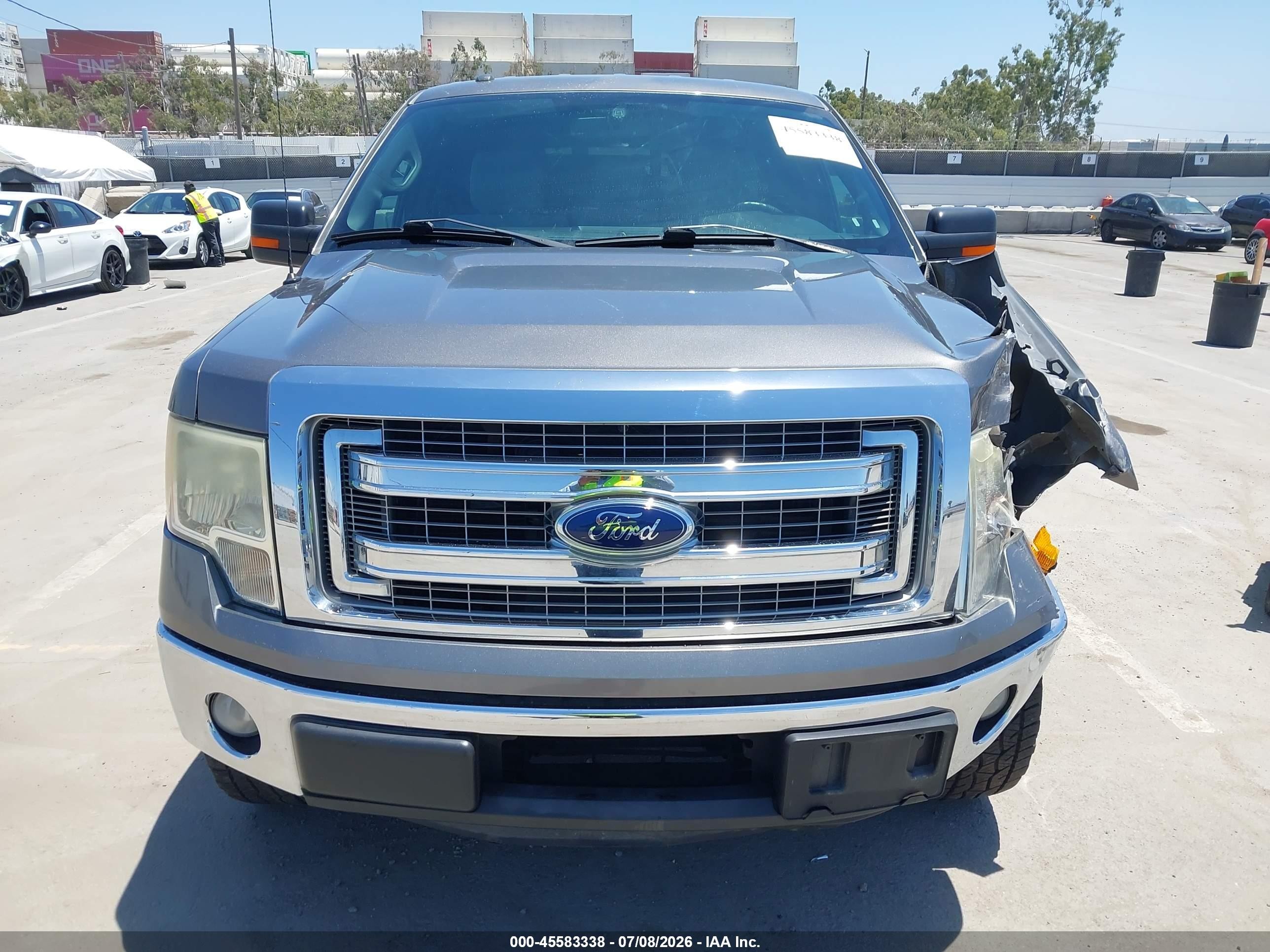 2013 Ford F-150 Xlt Gray vin: 1FTFW1CT9DFD69107