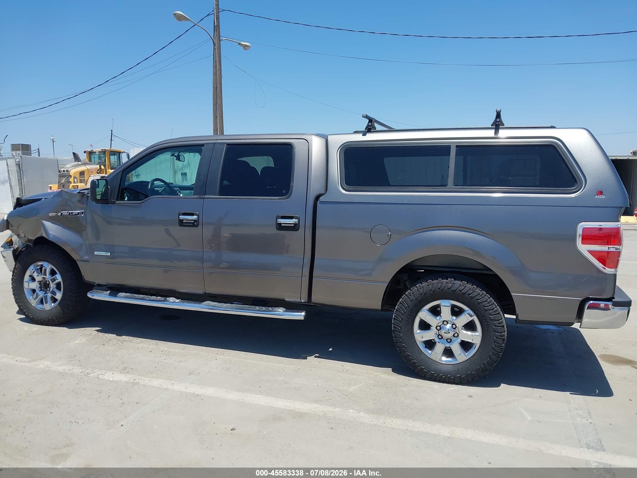 2013 Ford F-150 Xlt Gray vin: 1FTFW1CT9DFD69107