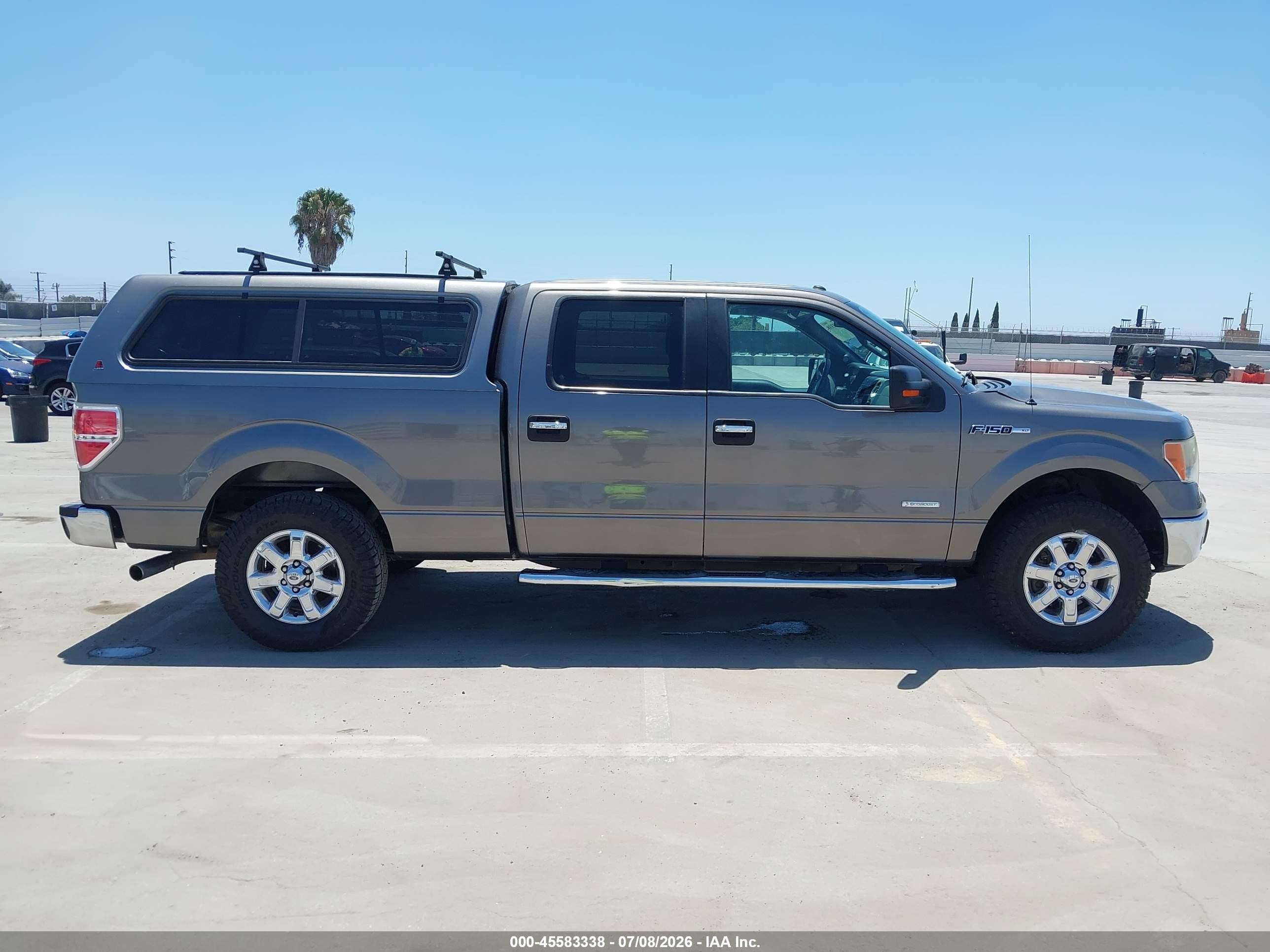 2013 Ford F-150 Xlt Gray vin: 1FTFW1CT9DFD69107