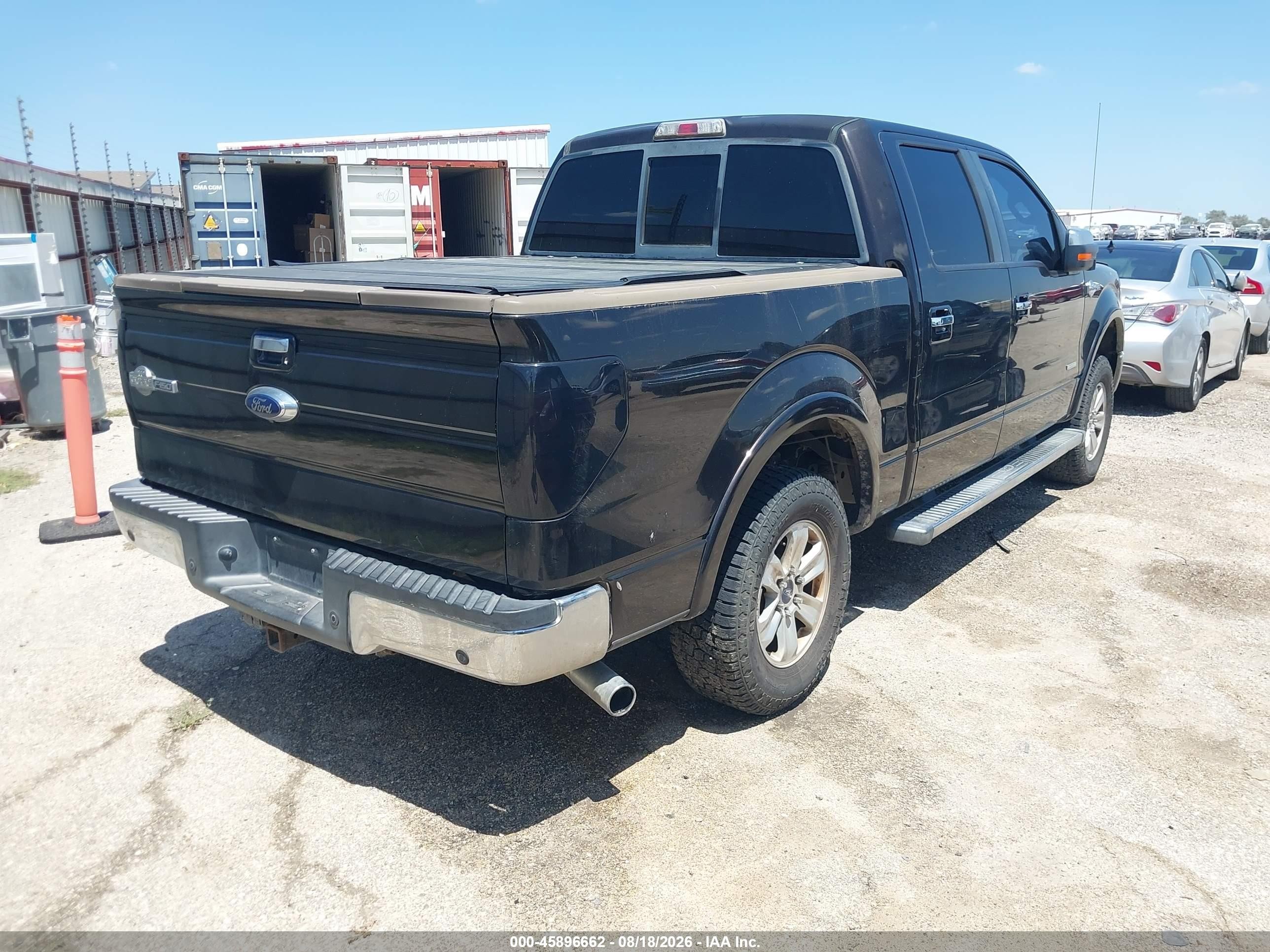 2013 Ford F-150 King Ranch Black vin: 1FTFW1CT9DKF93646