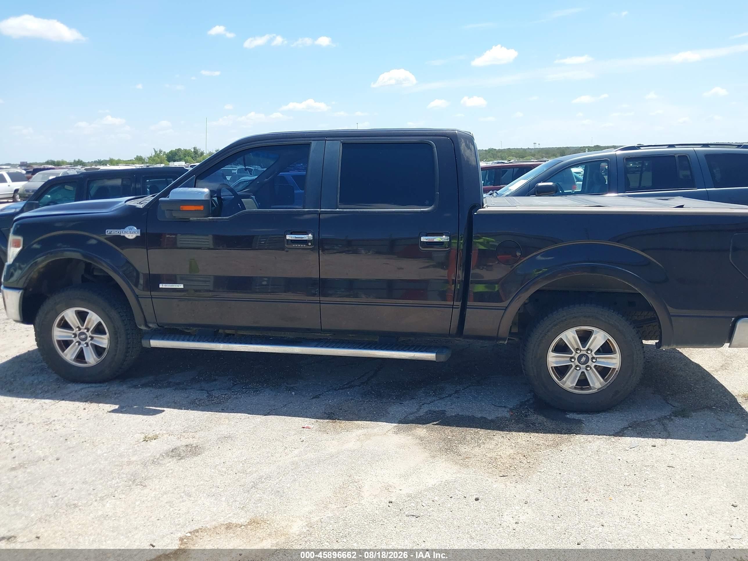 2013 Ford F-150 King Ranch Black vin: 1FTFW1CT9DKF93646