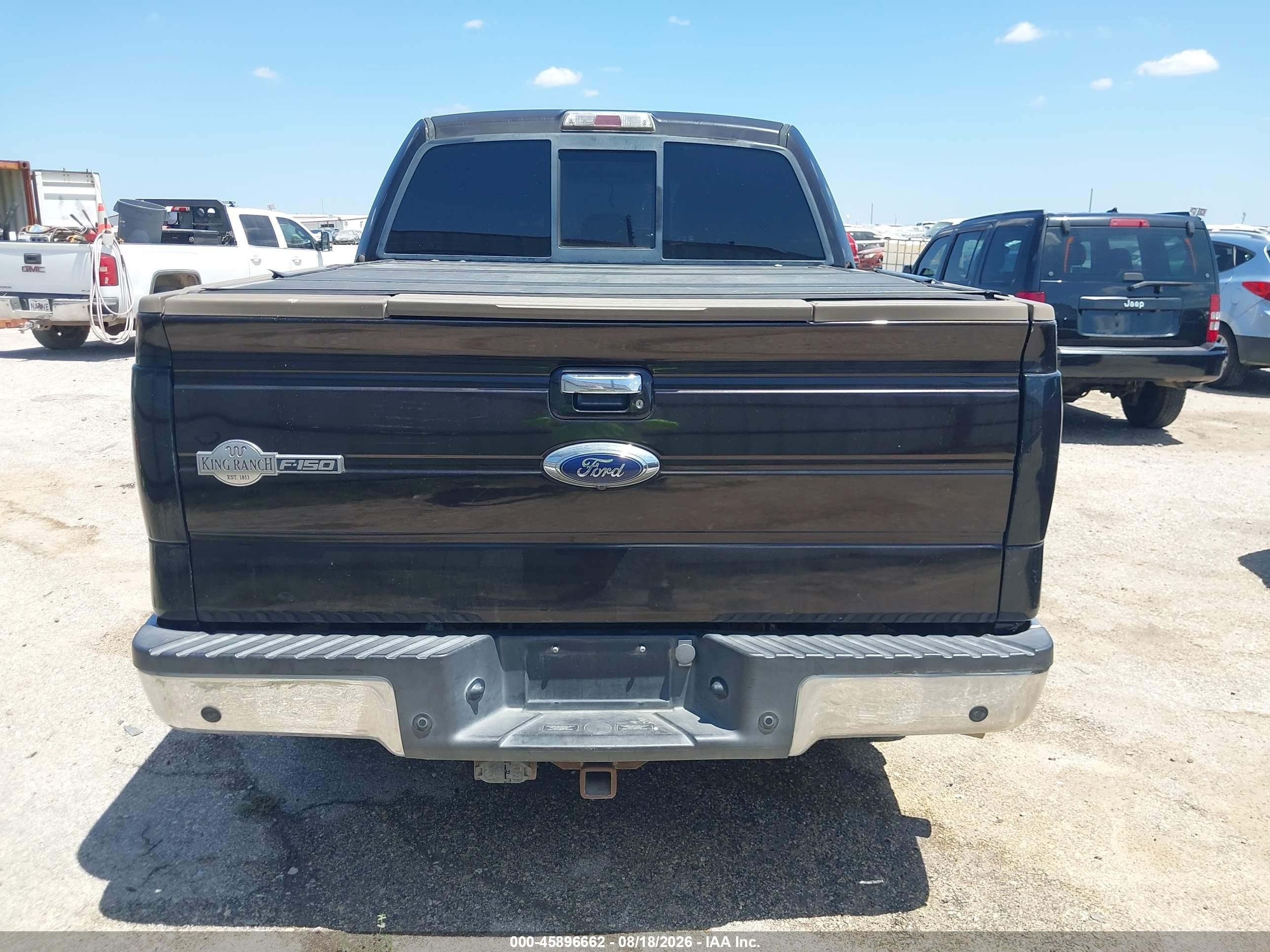 2013 Ford F-150 King Ranch Black vin: 1FTFW1CT9DKF93646