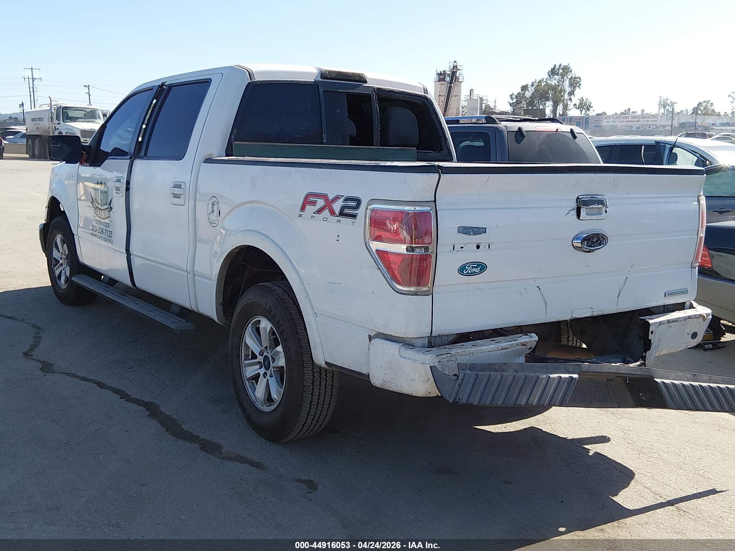 2014 Ford F-150 Fx2 White vin: 1FTFW1CT9EFA75448